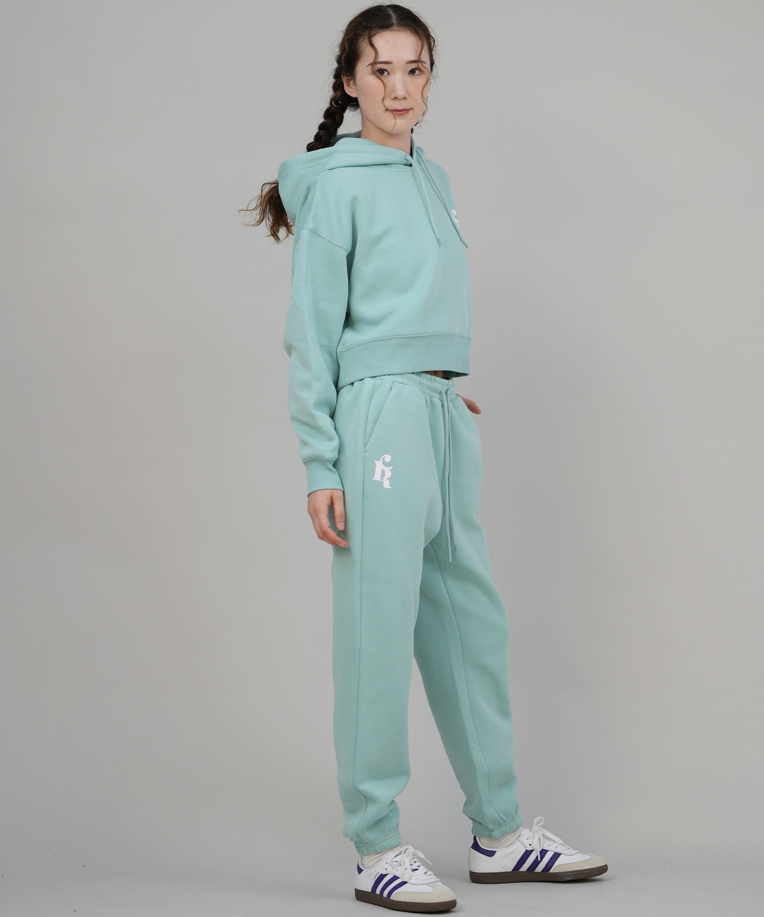 NEW ERA ニューエラ プルオーバー パーカー レディース NEW ERA×CALNAMUR SWEAT SHORT HOODIE 14875703(MNT-S)