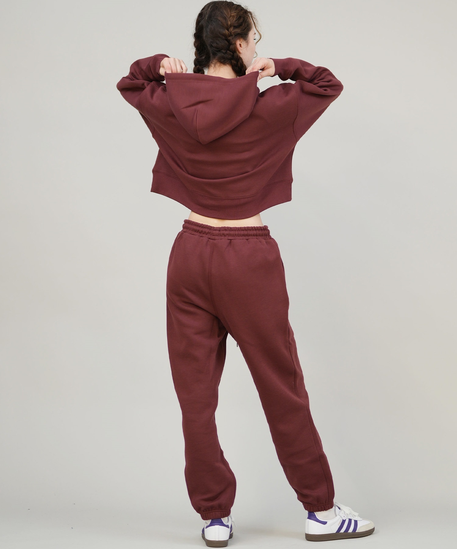 NEW ERA ニューエラ プルオーバー パーカー レディース NEW ERA×CALNAMUR SWEAT SHORT HOODIE 14875704(BRN-S)