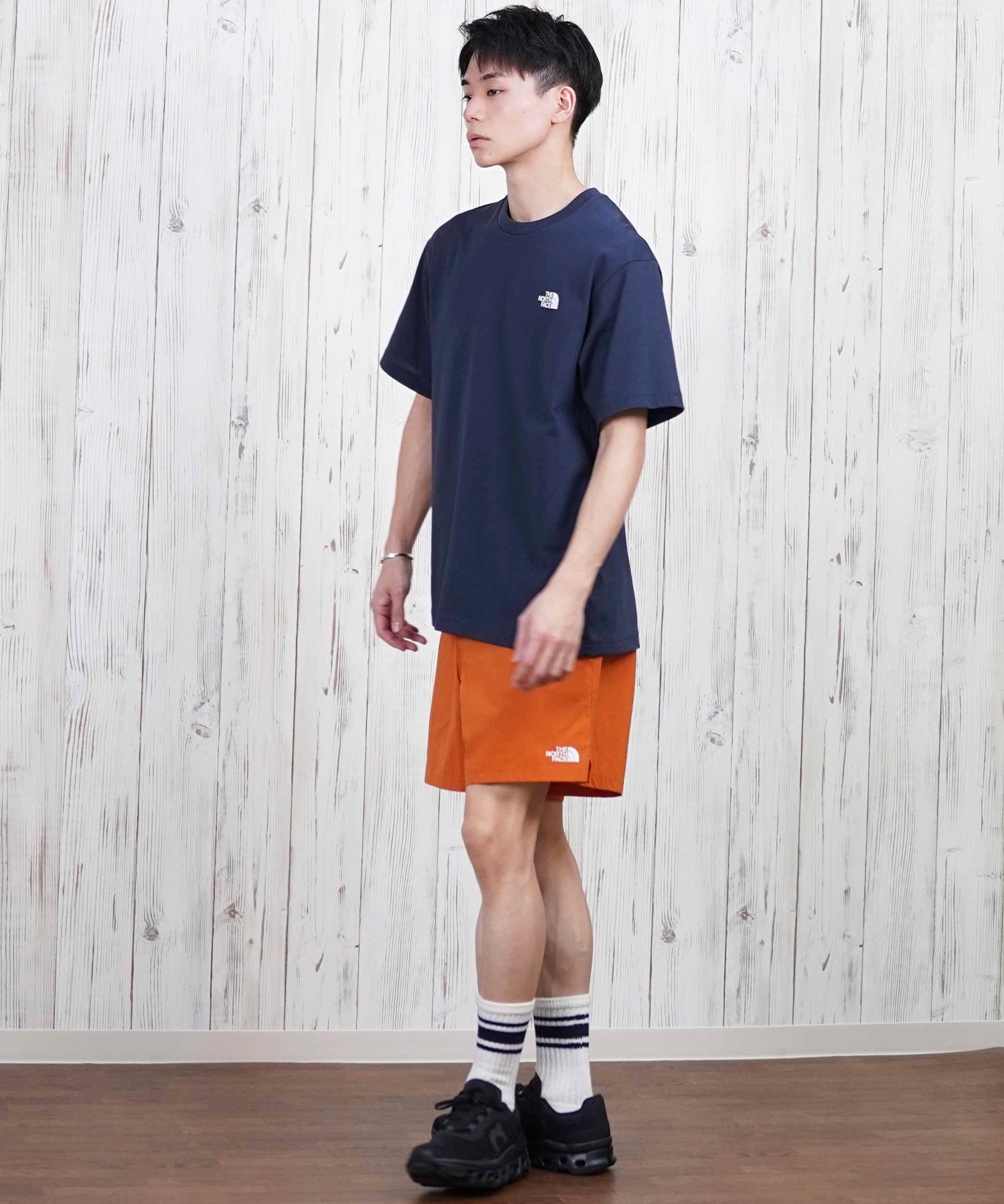 THE NORTH FACE ザ・ノース・フェイス 半袖 Tシャツ メンズ ショートスリーブバンダナスクエアロゴティー NT32446(W2-S)