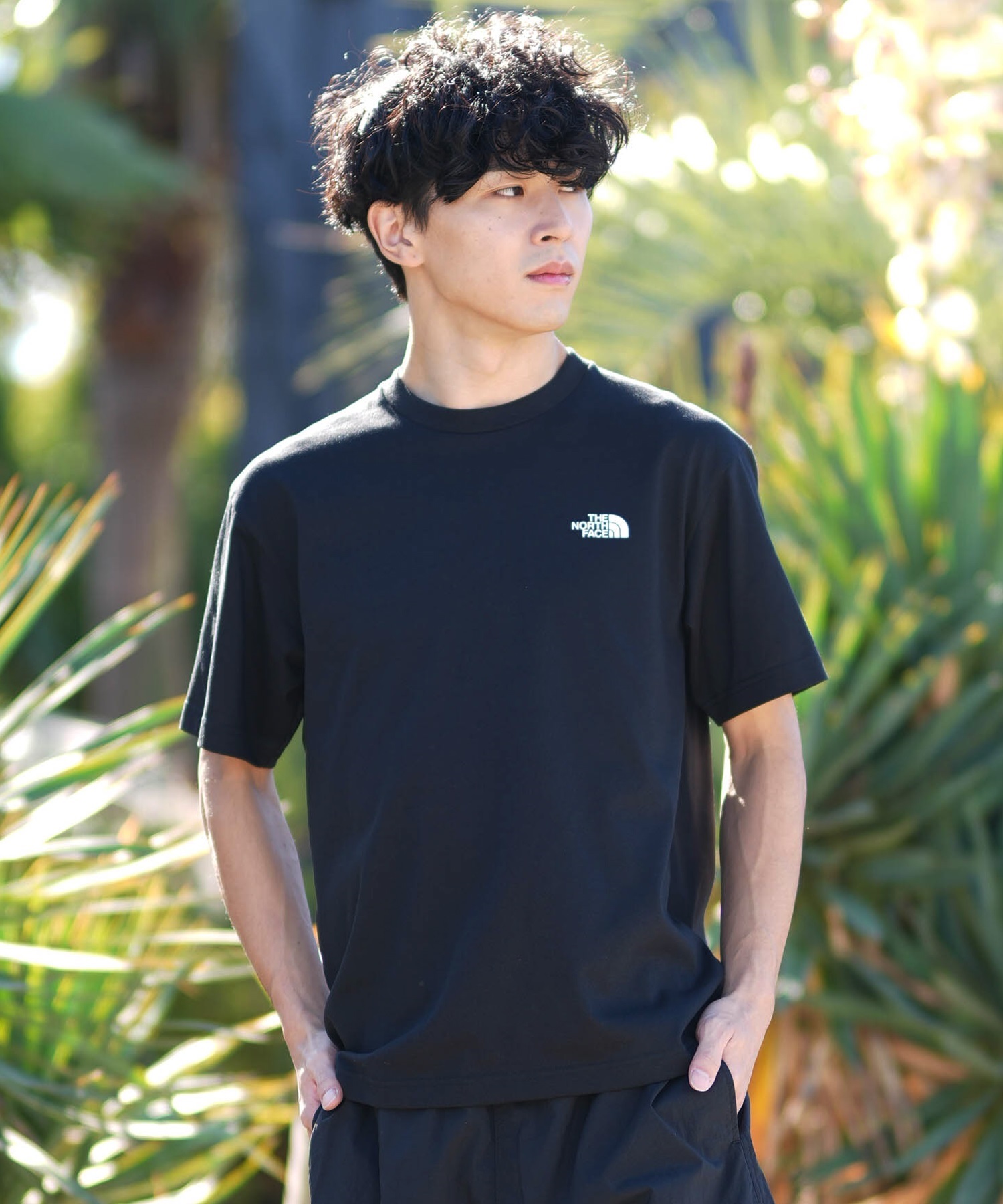 THE NORTH FACE ザ・ノース・フェイス 半袖 Tシャツ メンズ ショートスリーブバックスクエアーロゴティー NT32447(W2-S)