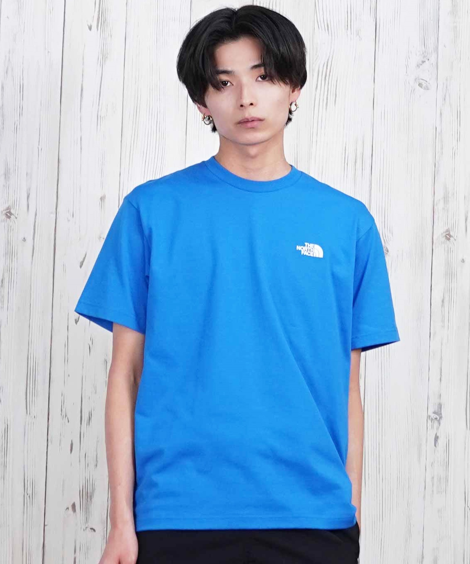 THE NORTH FACE ザ・ノース・フェイス 半袖 Tシャツ メンズ ショートスリーブバックスクエアーロゴティー NT32447(W2-S)