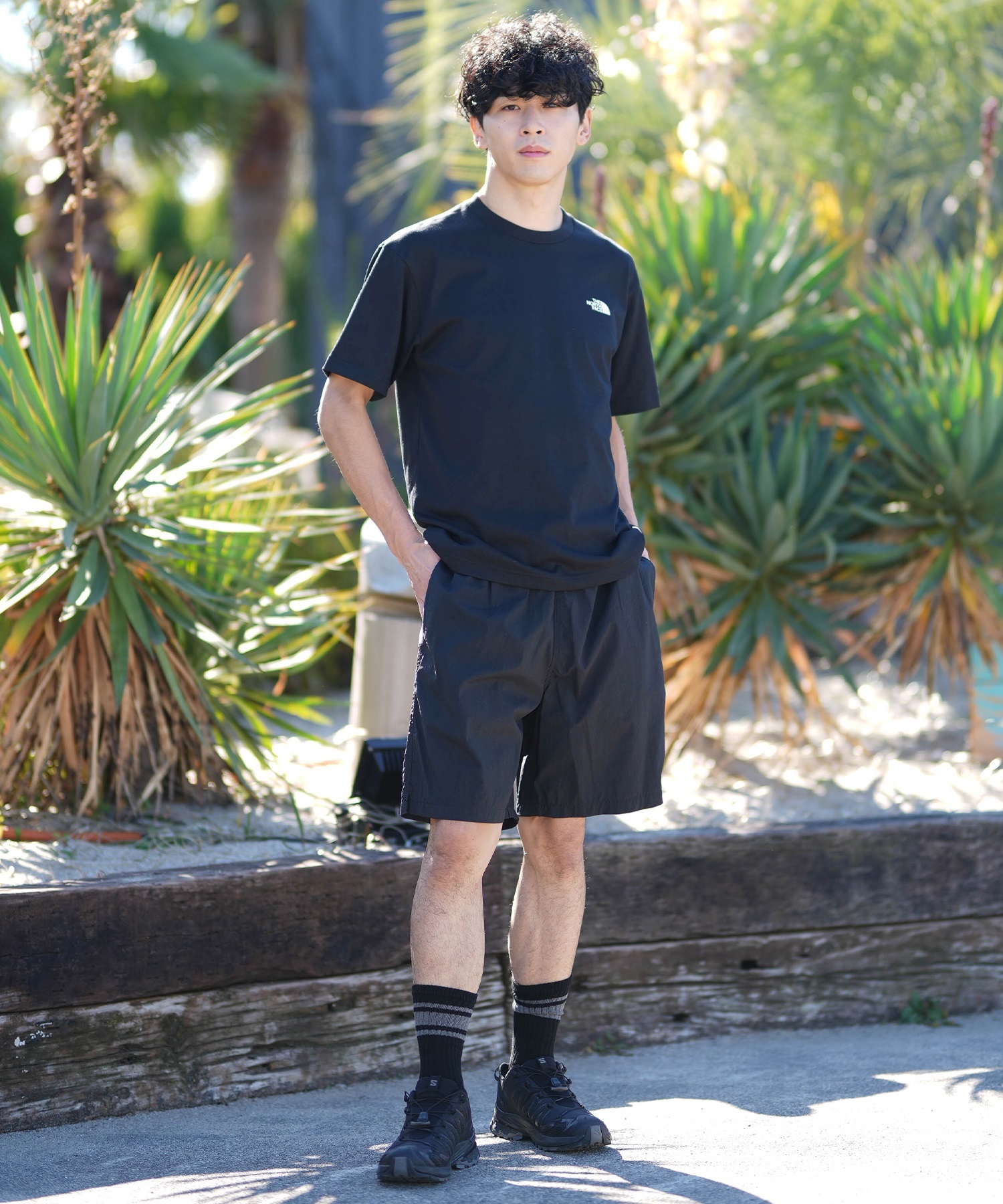 THE NORTH FACE ザ・ノース・フェイス 半袖 Tシャツ メンズ ショートスリーブバックスクエアーロゴティー NT32447(W2-S)