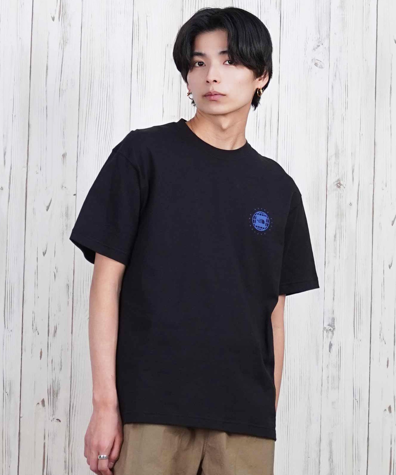 THE NORTH FACE ザ・ノース・フェイス 半袖 Tシャツ メンズ ショートスリーブジオスクエアロゴティー NT32541(WX-S)