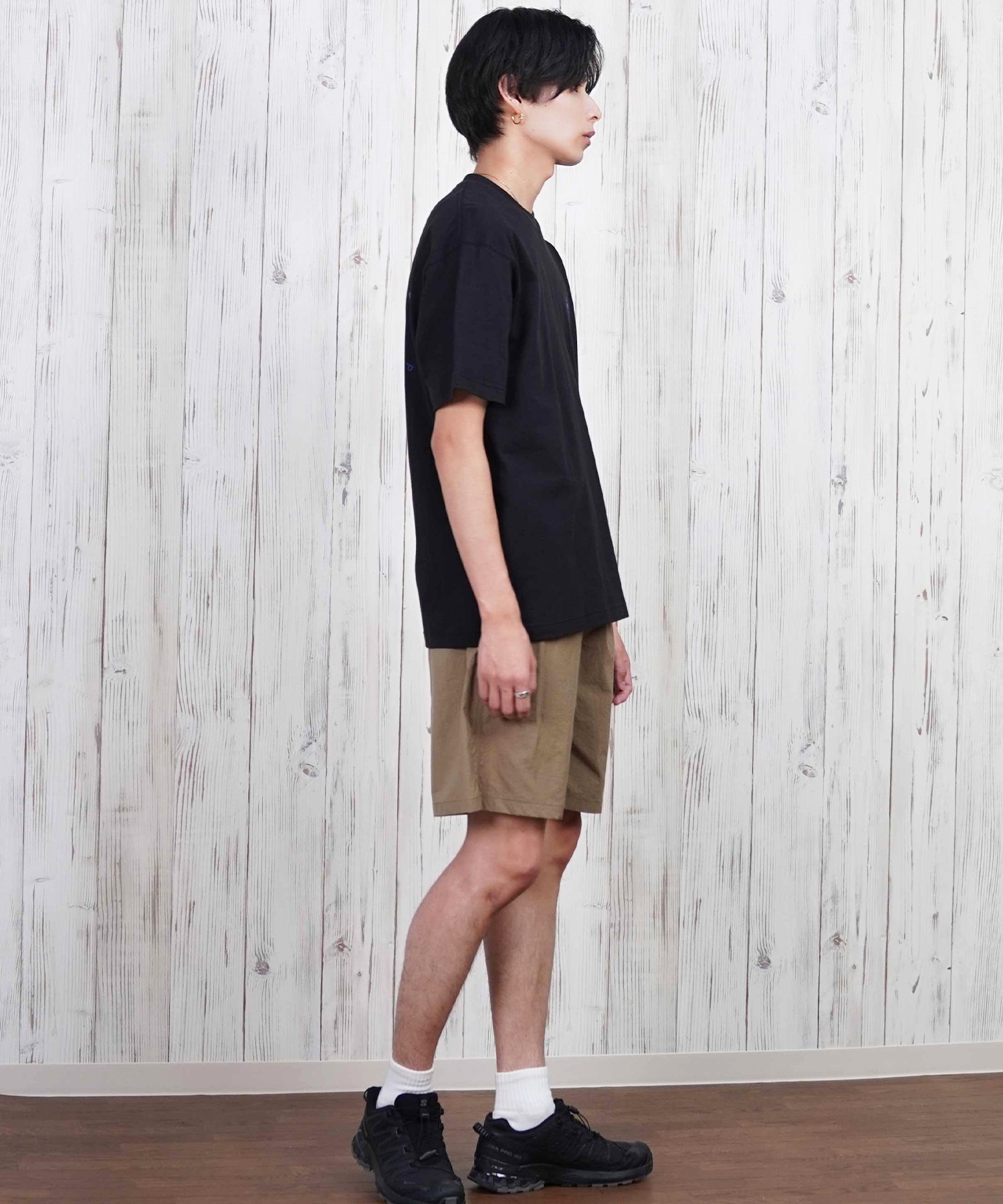 THE NORTH FACE ザ・ノース・フェイス 半袖 Tシャツ メンズ ショートスリーブジオスクエアロゴティー NT32541(WX-S)