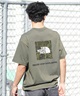THE NORTH FACE ザ・ノース・フェイス 半袖 Tシャツ メンズ ショートスリーブバックスクエアートラバースロゴティー NT32543(W-S)