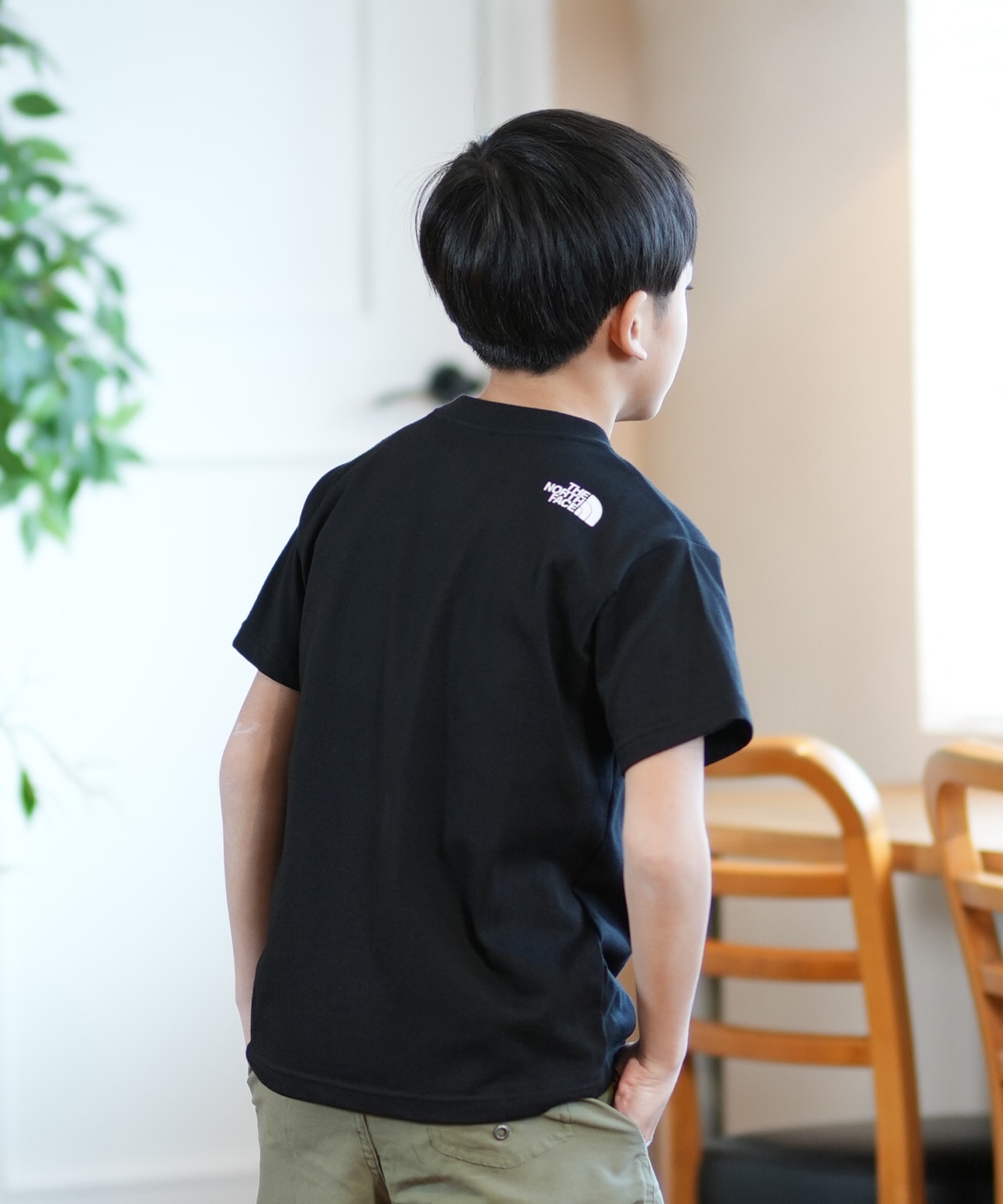 THE NORTH FACE ザ・ノース・フェイス Tシャツ キッズ 半袖 UVカット ショートスリーブカモロゴティー NTJ32359(WW-130cm)