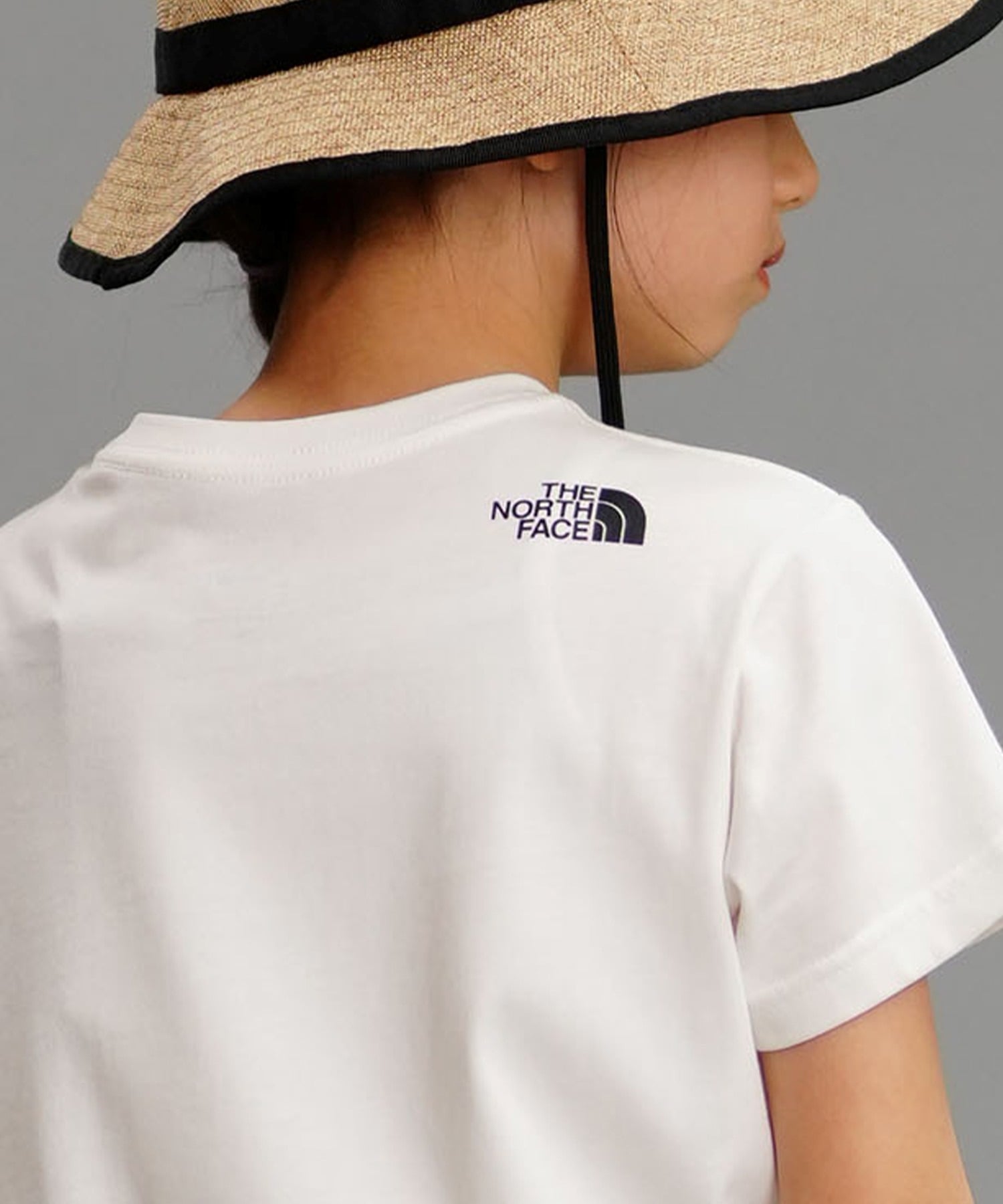 THE NORTH FACE ザ・ノース・フェイス Tシャツ キッズ 半袖 UVカット ショートスリーブカモロゴティー NTJ32359(WW-130cm)