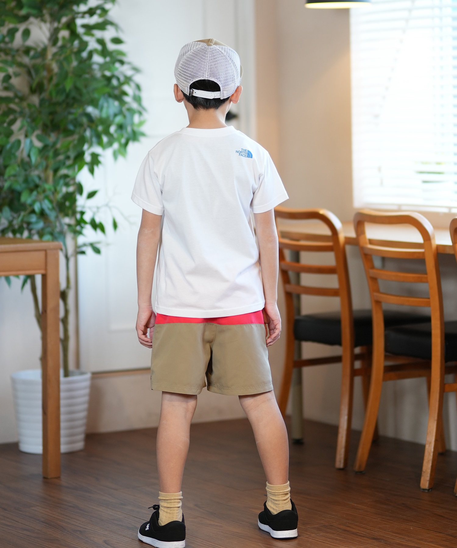 THE NORTH FACE ザ・ノース・フェイス Tシャツ キッズ 半袖 UVカット ショートスリーブシレトコトコティー NTJ32534ST(W-130cm)