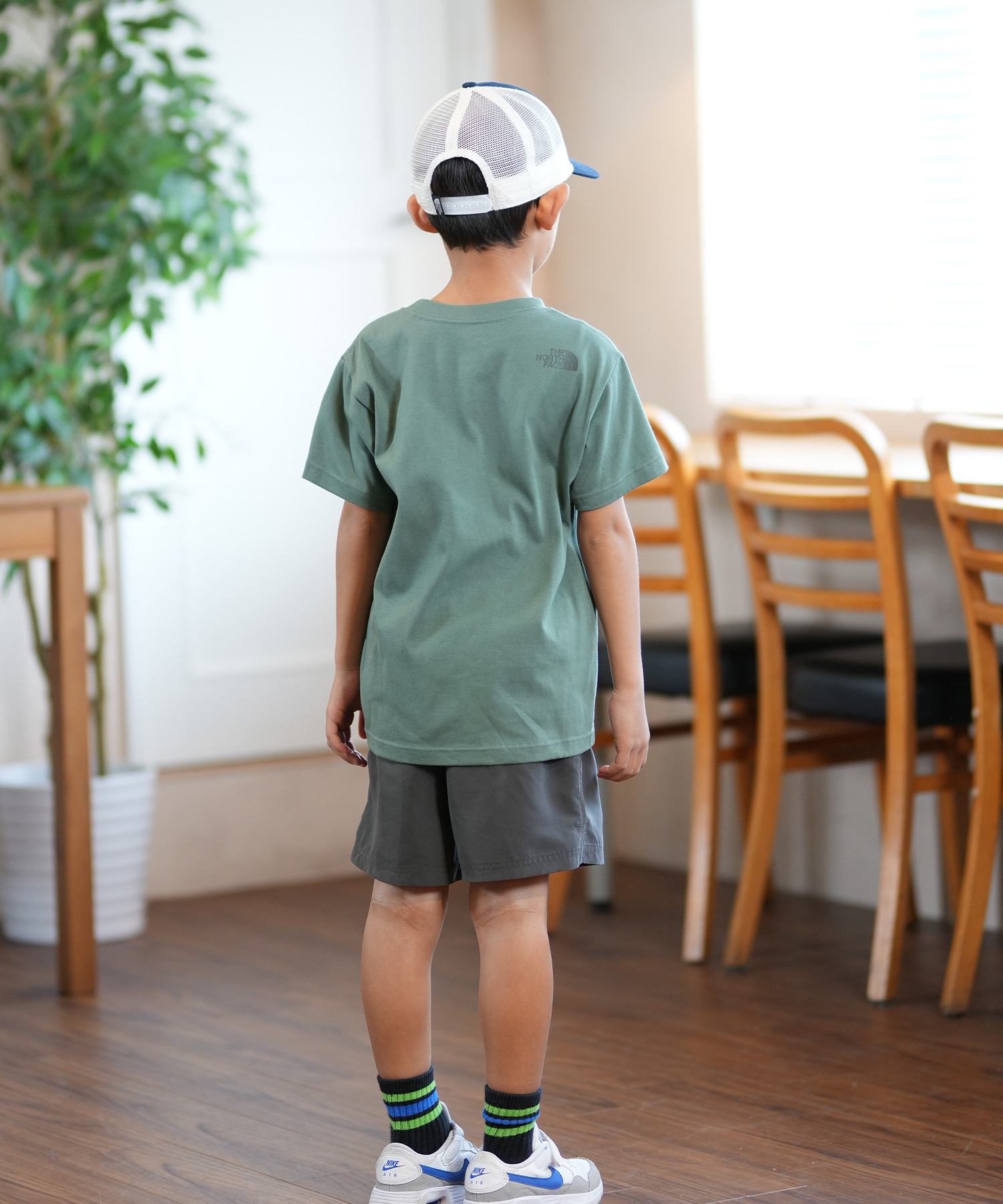 THE NORTH FACE ザ・ノース・フェイス Tシャツ キッズ 半袖 UVカット ショートスリーブシレトコトコティー NTJ32534ST(W-130cm)