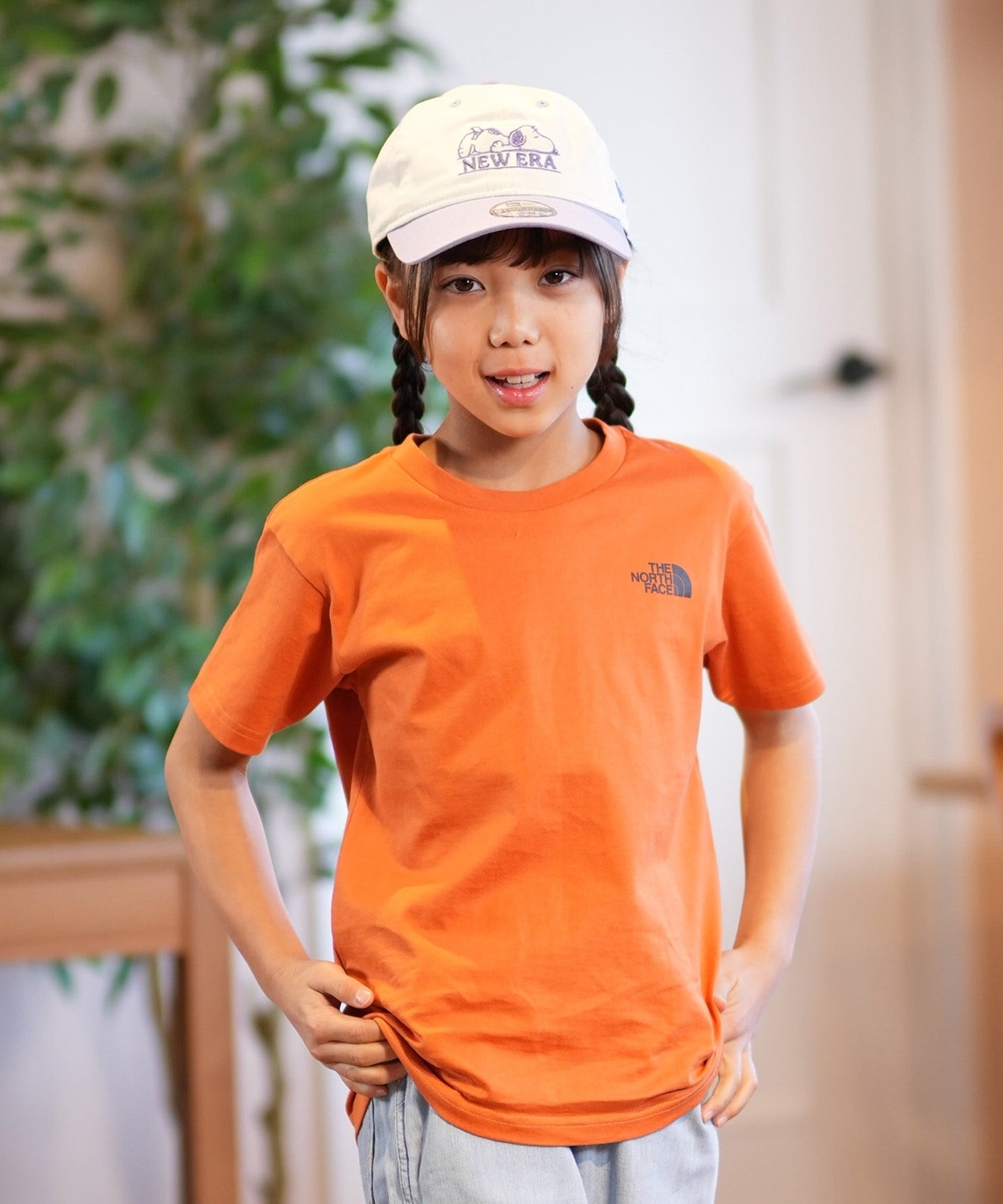 THE NORTH FACE ザ・ノース・フェイス Tシャツ キッズ 半袖 ショートスリーブバックスクエアロゴティー NTJ32538(W-130cm)