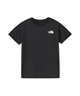 THE NORTH FACE ザ・ノース・フェイス Tシャツ キッズ 半袖 ショートスリーブバックスクエアロゴティー NTJ32538(W-130cm)