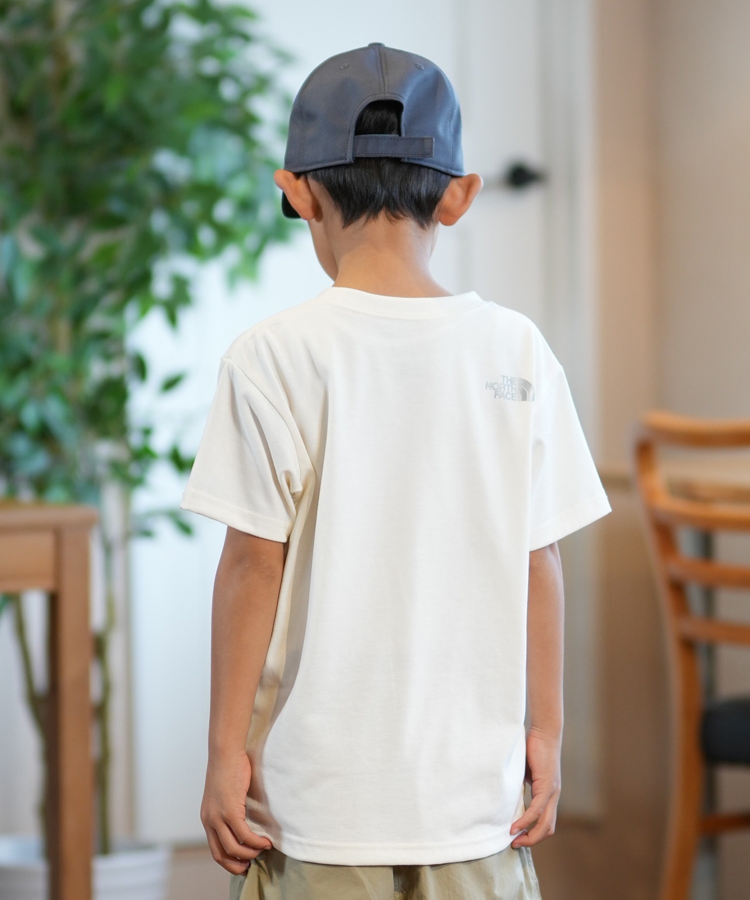 THE NORTH FACE ザ・ノース・フェイス Tシャツ キッズ 半袖 吸汗速乾 UVカット ショートスリーブゲットモテッドグラフィックティー NTJ32575(WD-130cm)