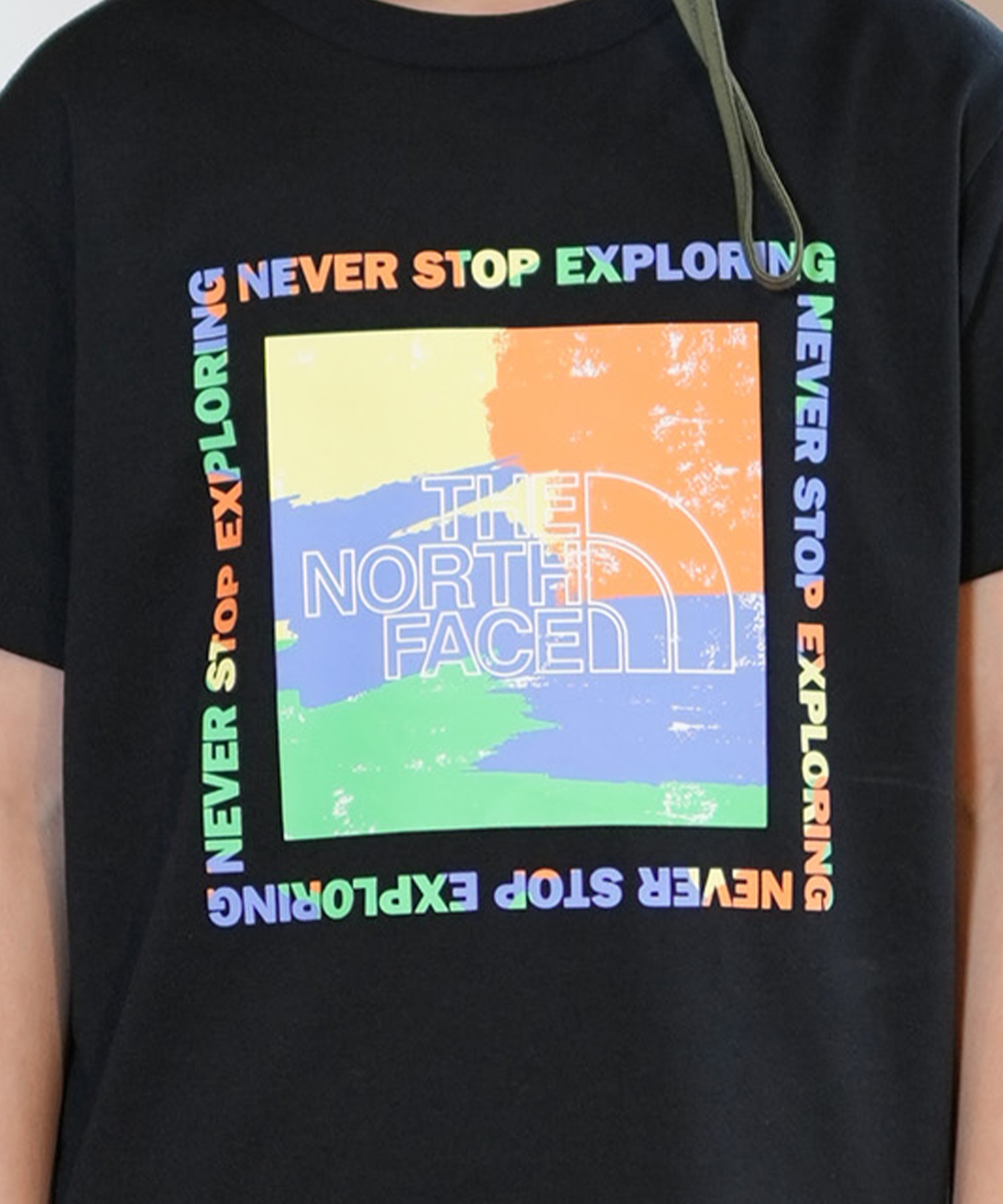 THE NORTH FACE ザ・ノース・フェイス Tシャツ キッズ 半袖 吸汗速乾 UVカット ショートスリーブゲットモテッドグラフィックティー NTJ32575(WD-130cm)