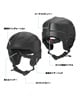 northpeak ノースピーク JUNIOR HELMET ジュニア ヘルメット スノーボード キッズ ムラサキスポーツ 25-26モデル MX I11 【2526】(MBK-F)