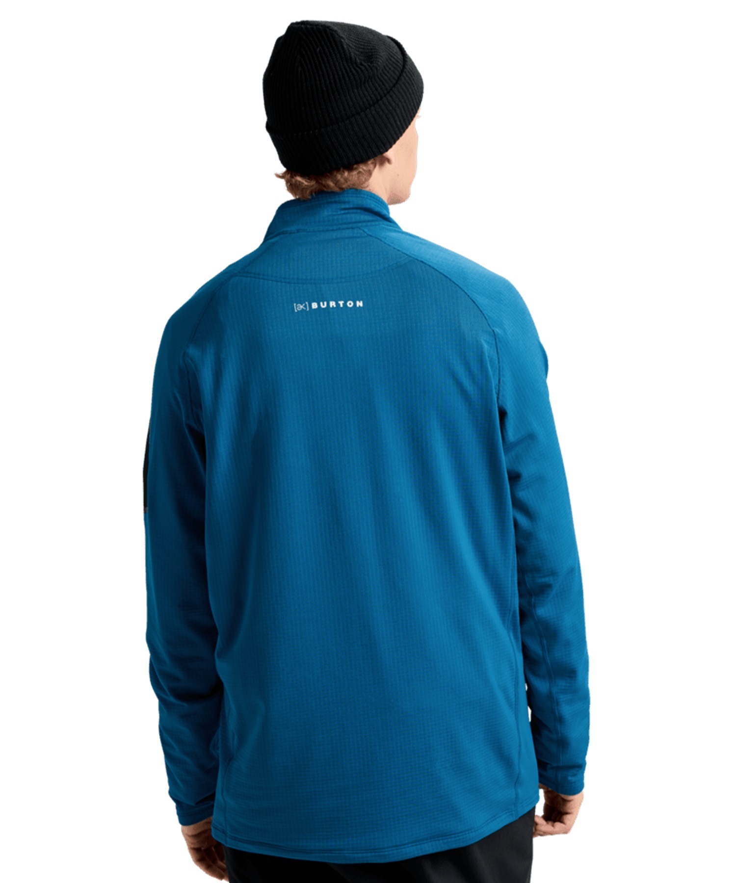 BURTON バートン エーケー Men's [ak] Helium Grid Fleece Half-Zip スノーボード ウェア インナー メンズ 25-26モデル 【2526】(TRUEBLACK-XXS)