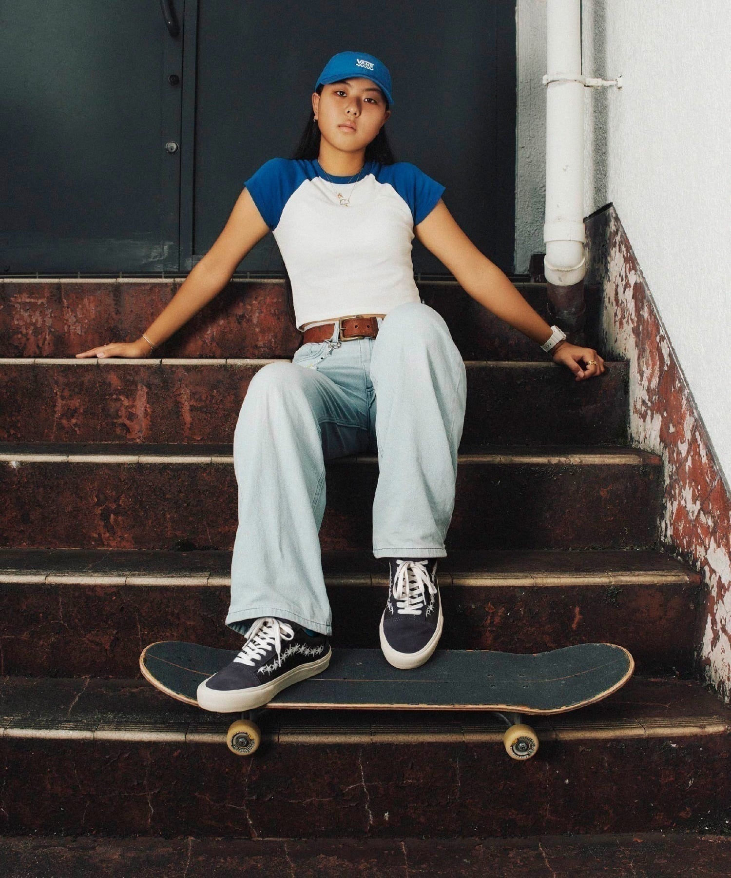 VANS バンズ スニーカー メンズ レディース 靴 シューズ 国内ムラサキスポーツ限定モデル スケシュー SKATE OLD SKOOL VN000EDNGRY(SPLGR-23.5cm)