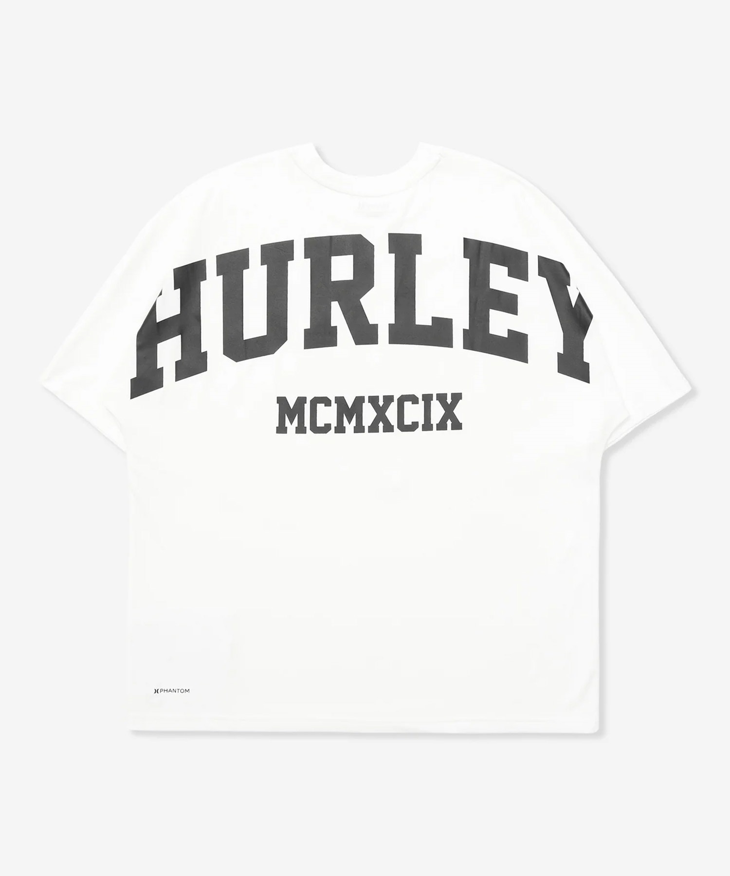 Hurley ハーレー ラッシュガード メンズ 半袖 Tシャツ バックプリント オーバーサイズ UVカット MUSS251035(WHT-M)
