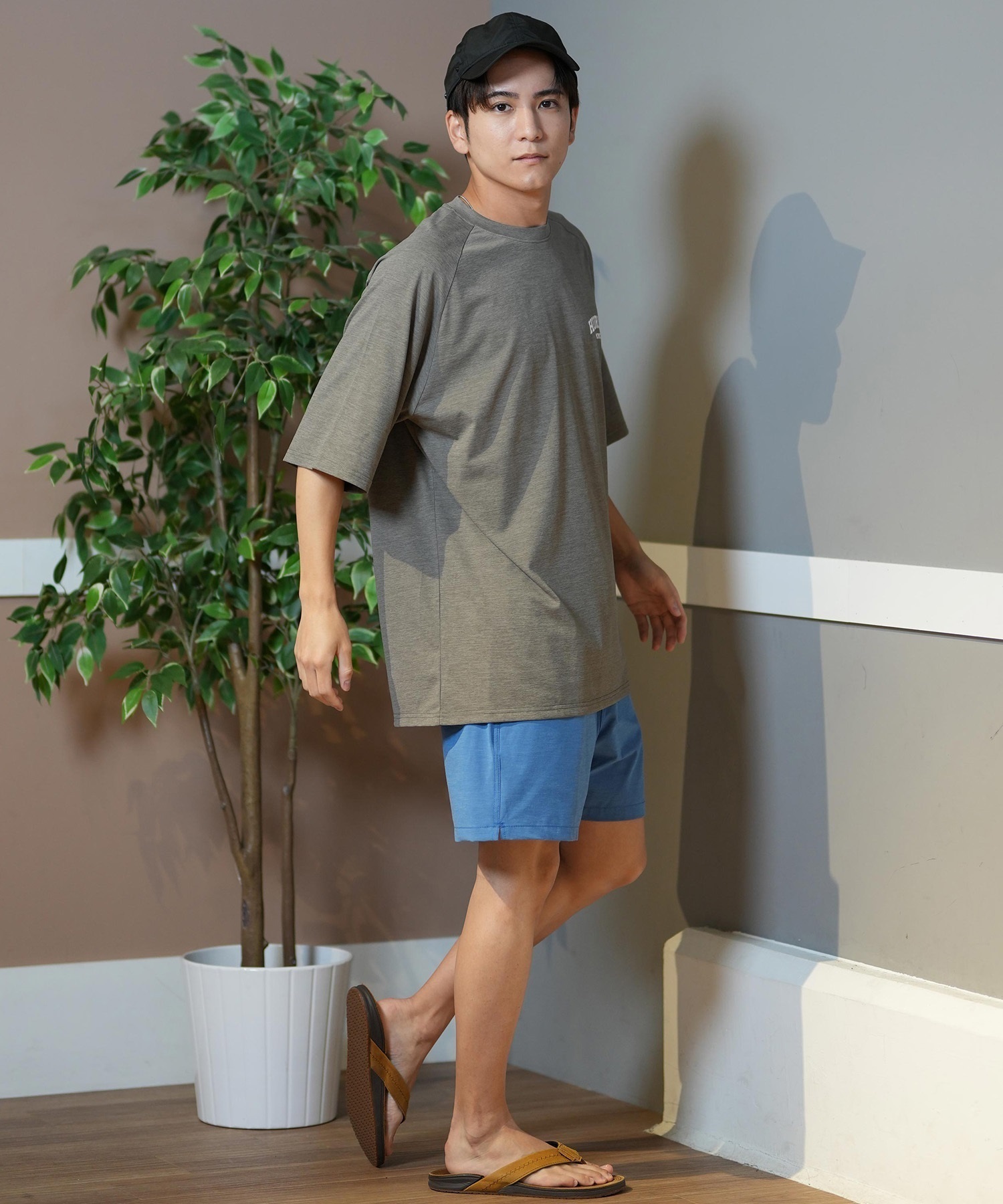 Hurley ハーレー ラッシュガード メンズ 半袖 Tシャツ バックプリント オーバーサイズ UVカット MUSS251035(WHT-M)