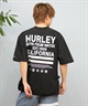 Hurley ハーレー ラッシュガード 半袖 メンズ Tシャツ バックプリント オーバーサイズ 水陸両用 UVカット MUSS251085(WHT-M)