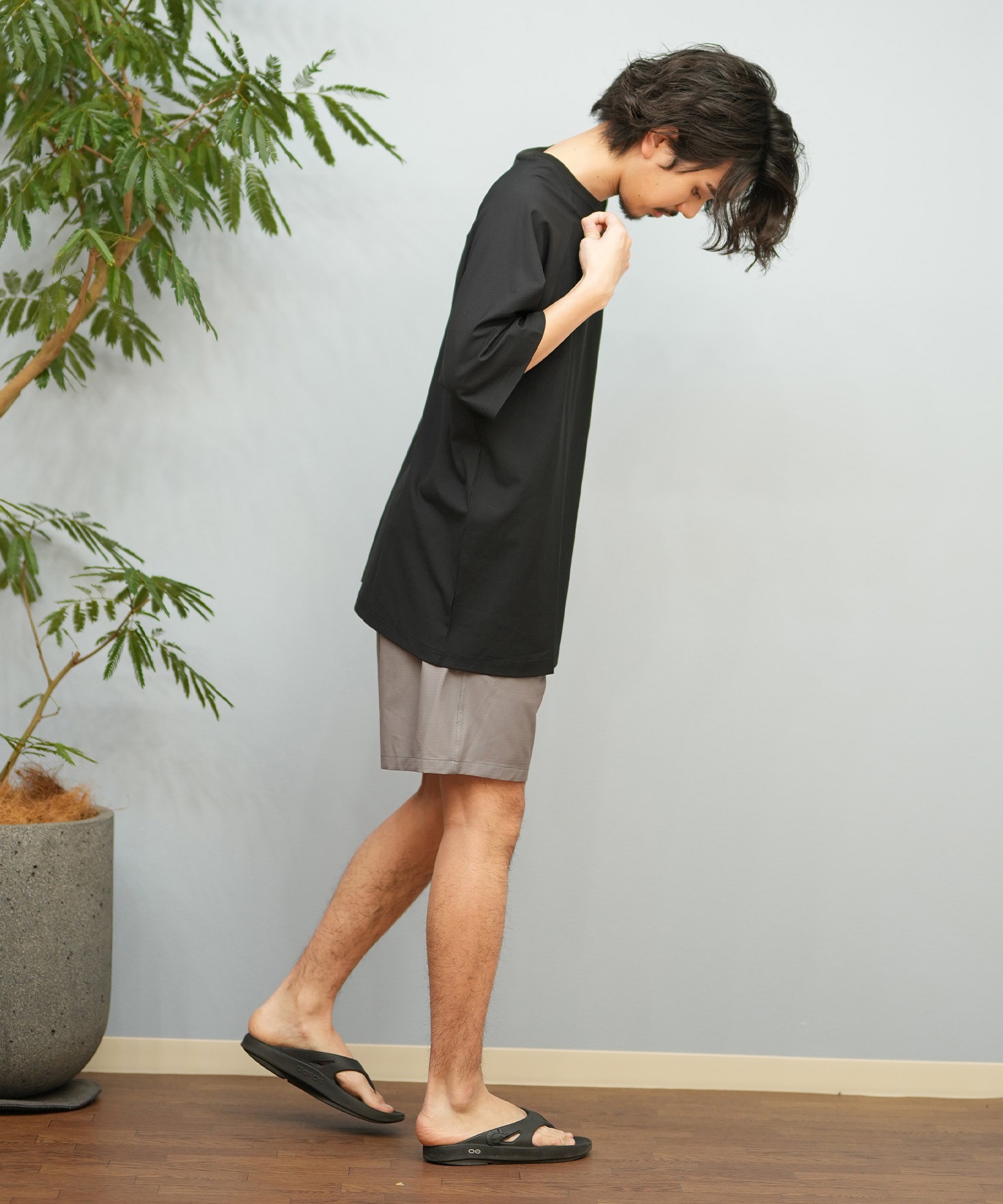 Hurley ハーレー 水着 ラッシュガード 半袖 Tシャツ メンズ ワンポイント ロゴ 水陸両用 撥水 吸水速乾 MUSS251089(WHT-M)