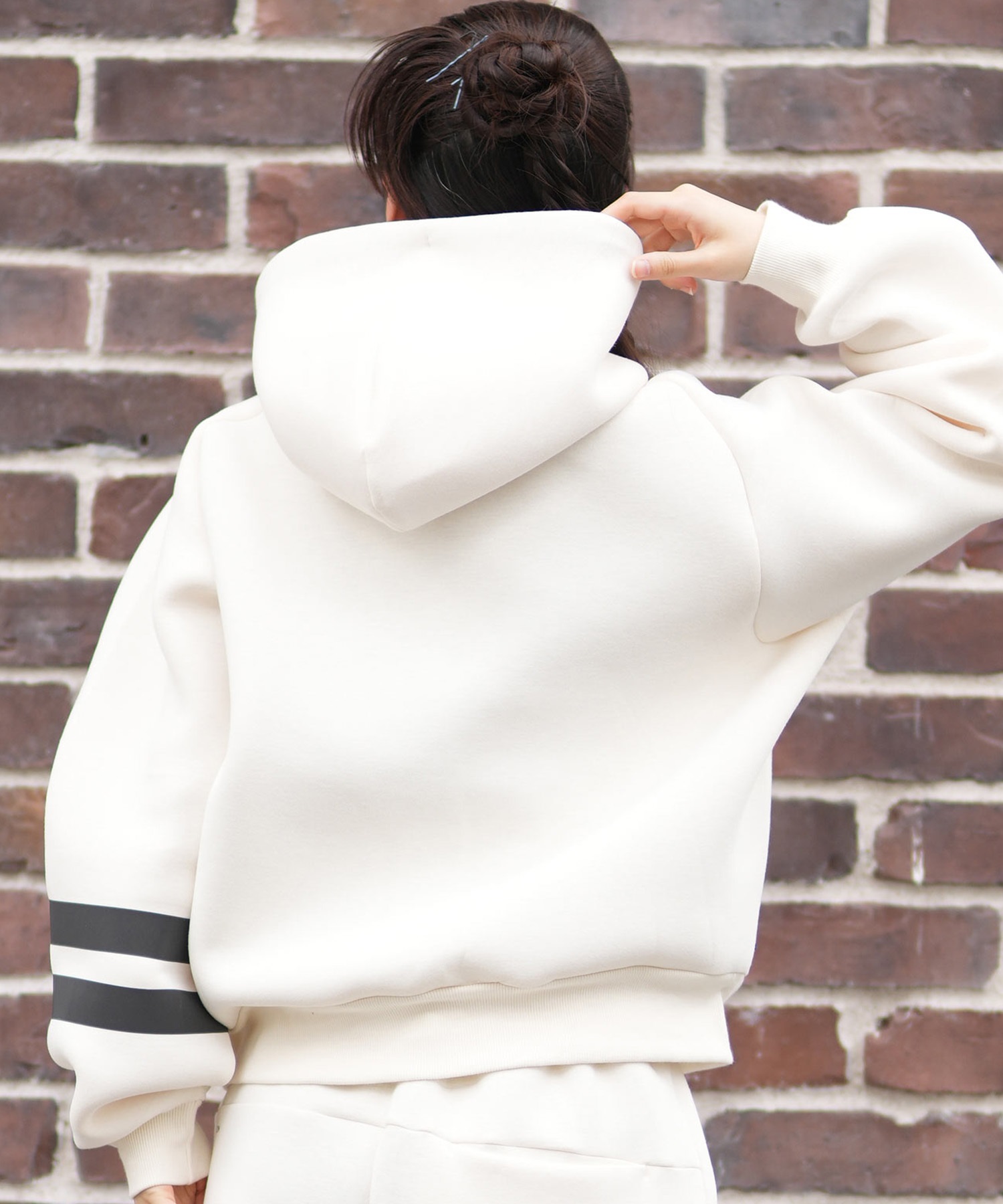 Hurley ハーレー プルオーバー パーカー レディース PHANTOMシリーズ セットアップ対応 ロゴ PHANTOM SWEAT BLOCK PARTY HOODIE WUFF252001(BLK-S)