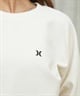 Hurley ハーレー 長袖 Tシャツ ロンT レディース サーマル ワッフル素材 ロゴ ワンポイント セットアップ対応 THERMAL LS TEE WCLS252046(OWHT-M)