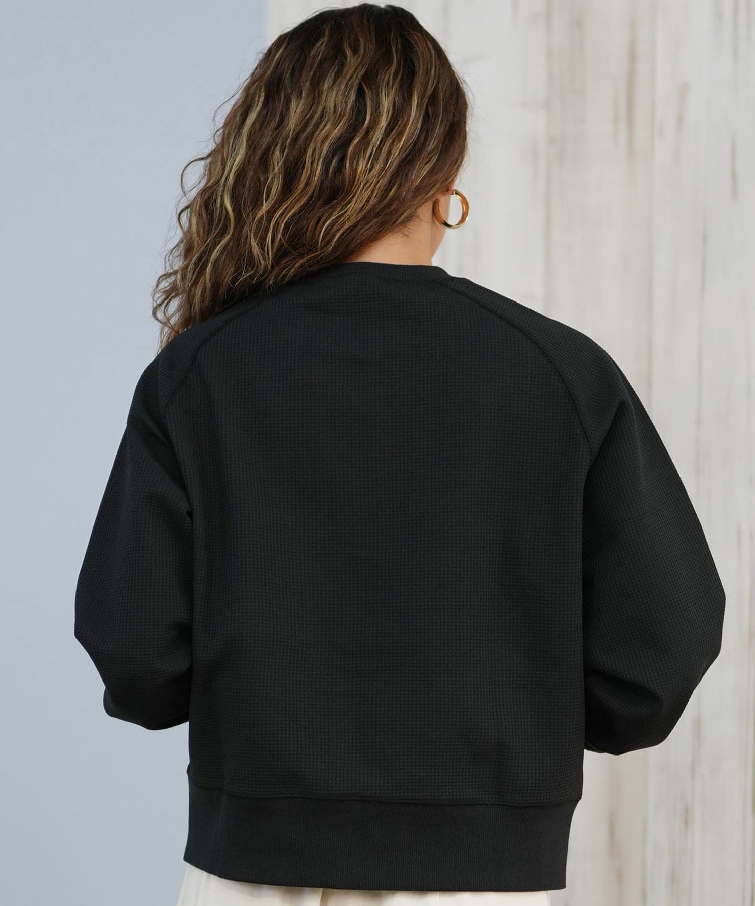 Hurley ハーレー カーディガン レディース シンプル ロゴ THERMAL CARDIGAN WCLS252047(BLK-M)