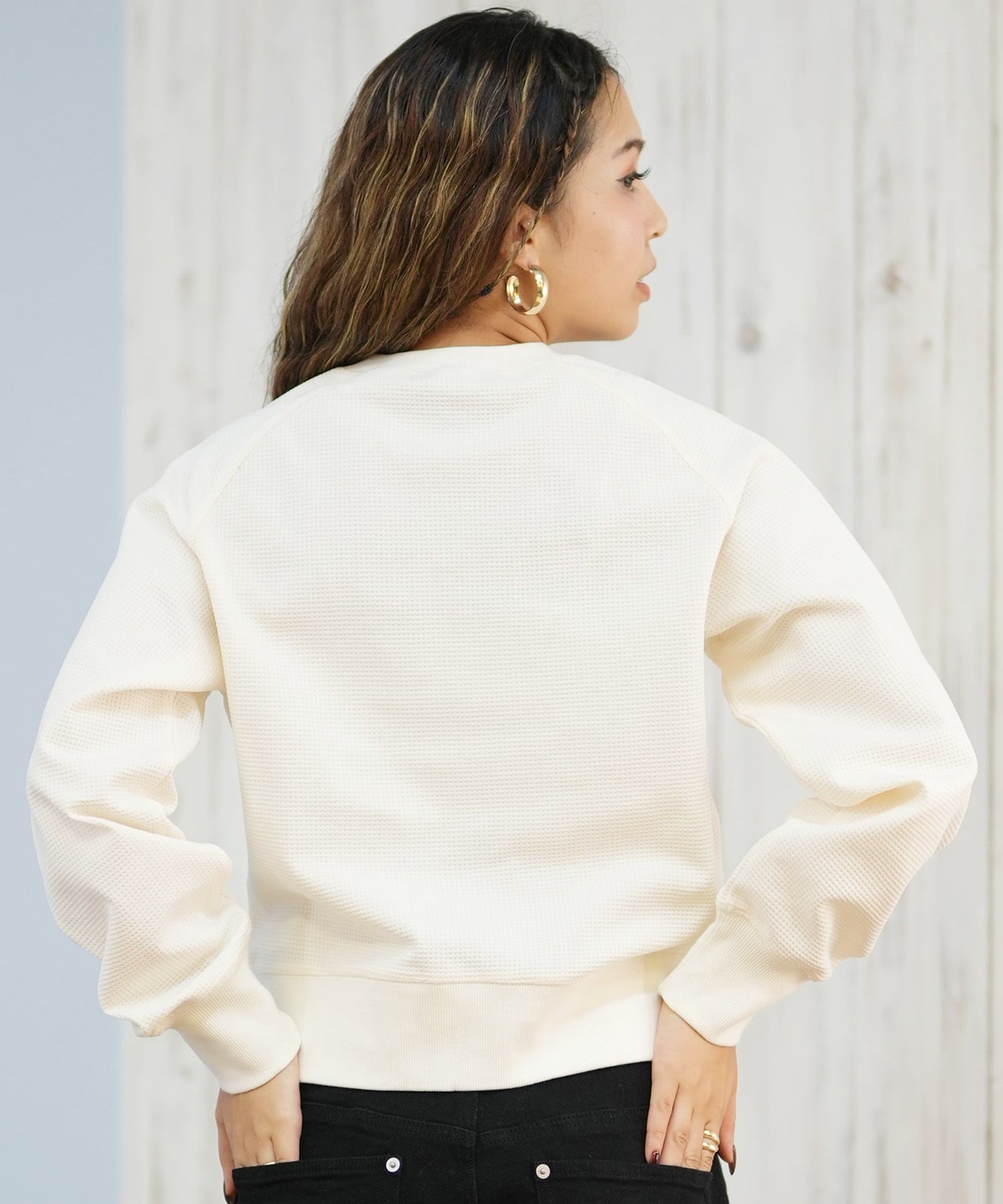 Hurley ハーレー カーディガン レディース シンプル ロゴ THERMAL CARDIGAN WCLS252047(BLK-M)