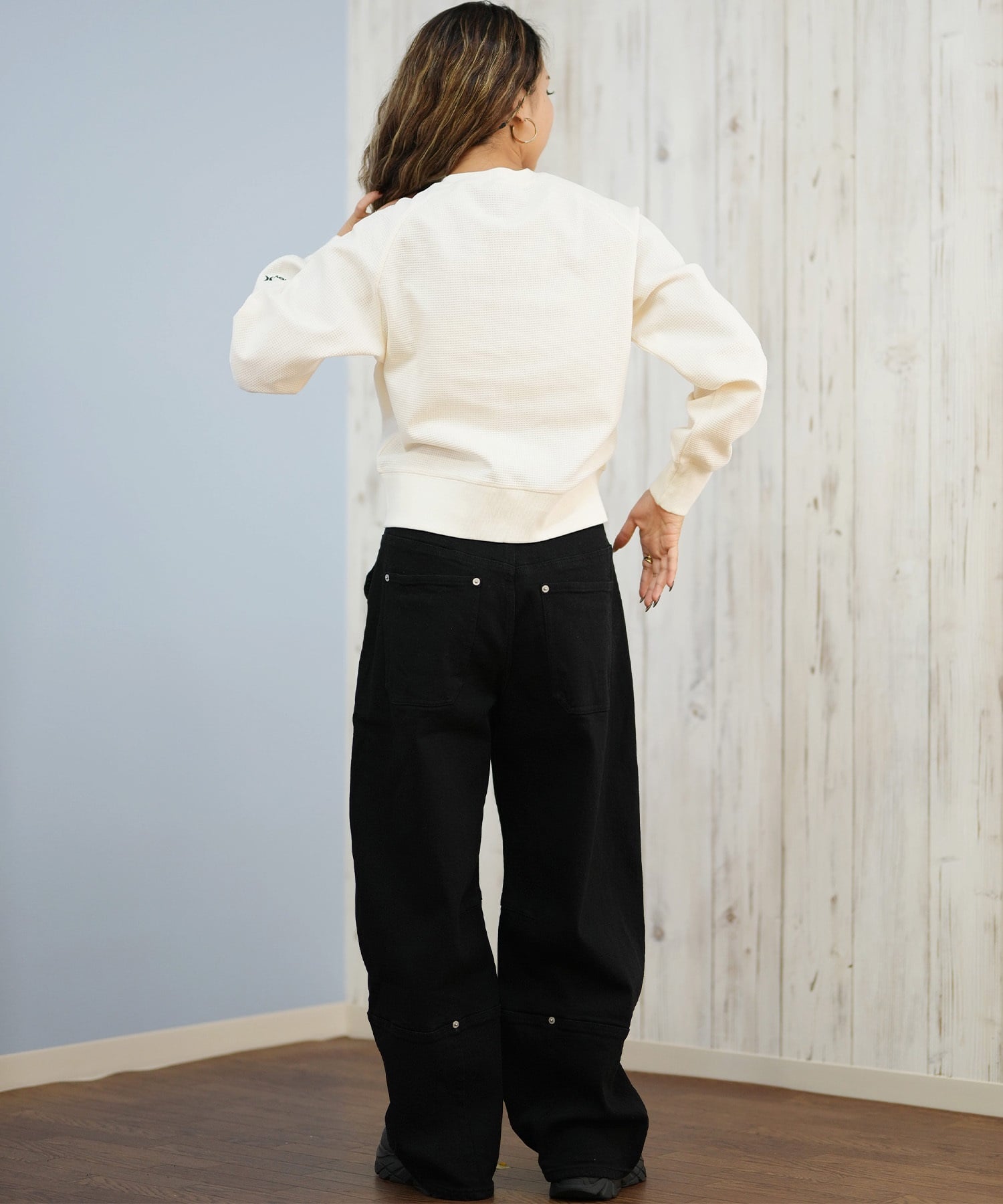 Hurley ハーレー カーディガン レディース シンプル ロゴ THERMAL CARDIGAN WCLS252047(BLK-M)