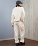 Hurley ハーレー ロングパンツ レディース スウェット ライン ウエストゴム 異素材ミックス セットアップ対応 TERRY CDR SWITCHING PANTS WCFB252024(OWHT-M)