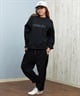 Hurley ハーレー ロングパンツ レディース スウェット ライン ウエストゴム 異素材ミックス セットアップ対応 TERRY CDR SWITCHING PANTS WCFB252024(OWHT-M)
