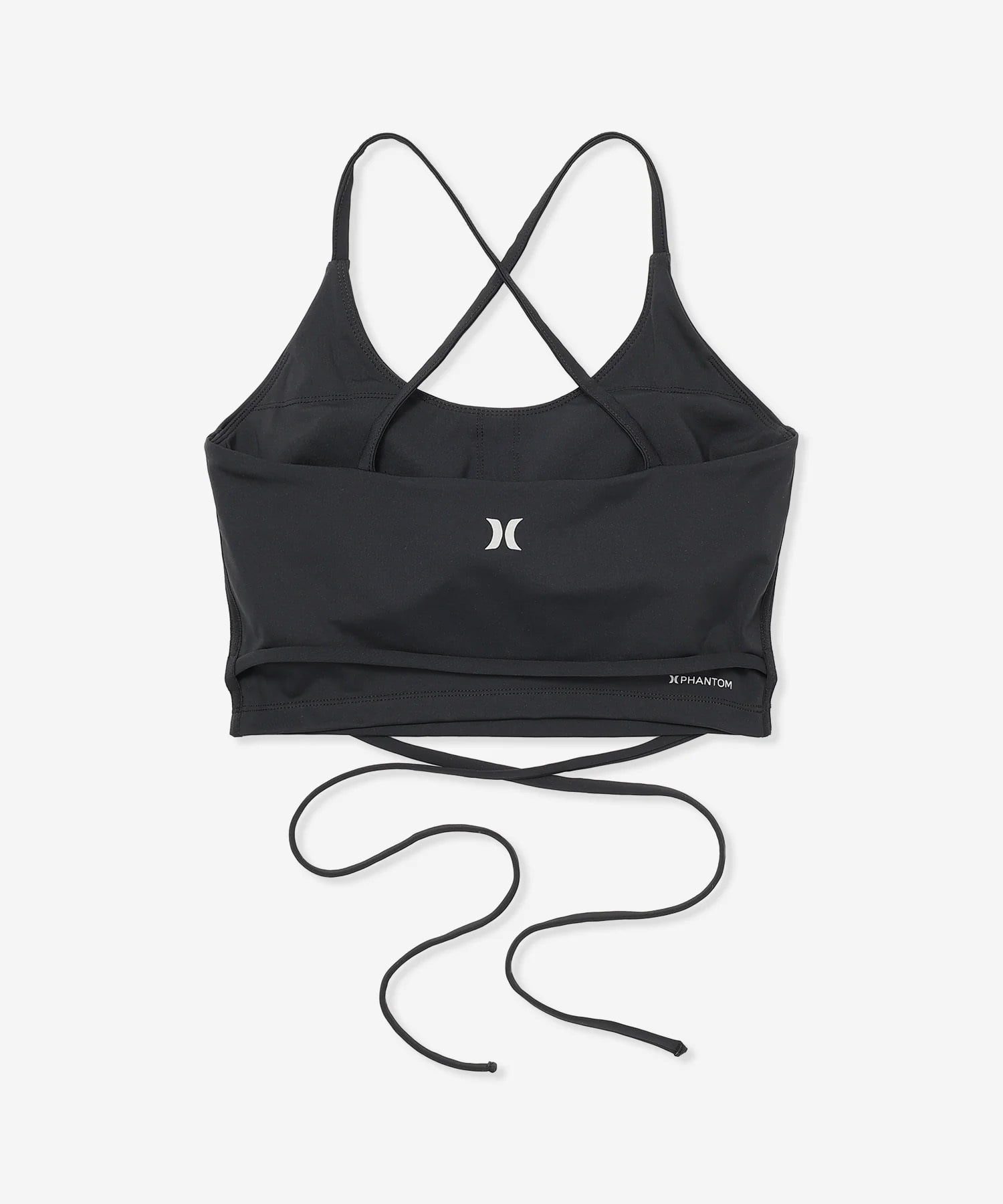 Hurley ハーレー 水着 レディース フィットネス トレーニングウェア スポーツブラ 水陸両用 UVカット WASB251034(BLK-S)