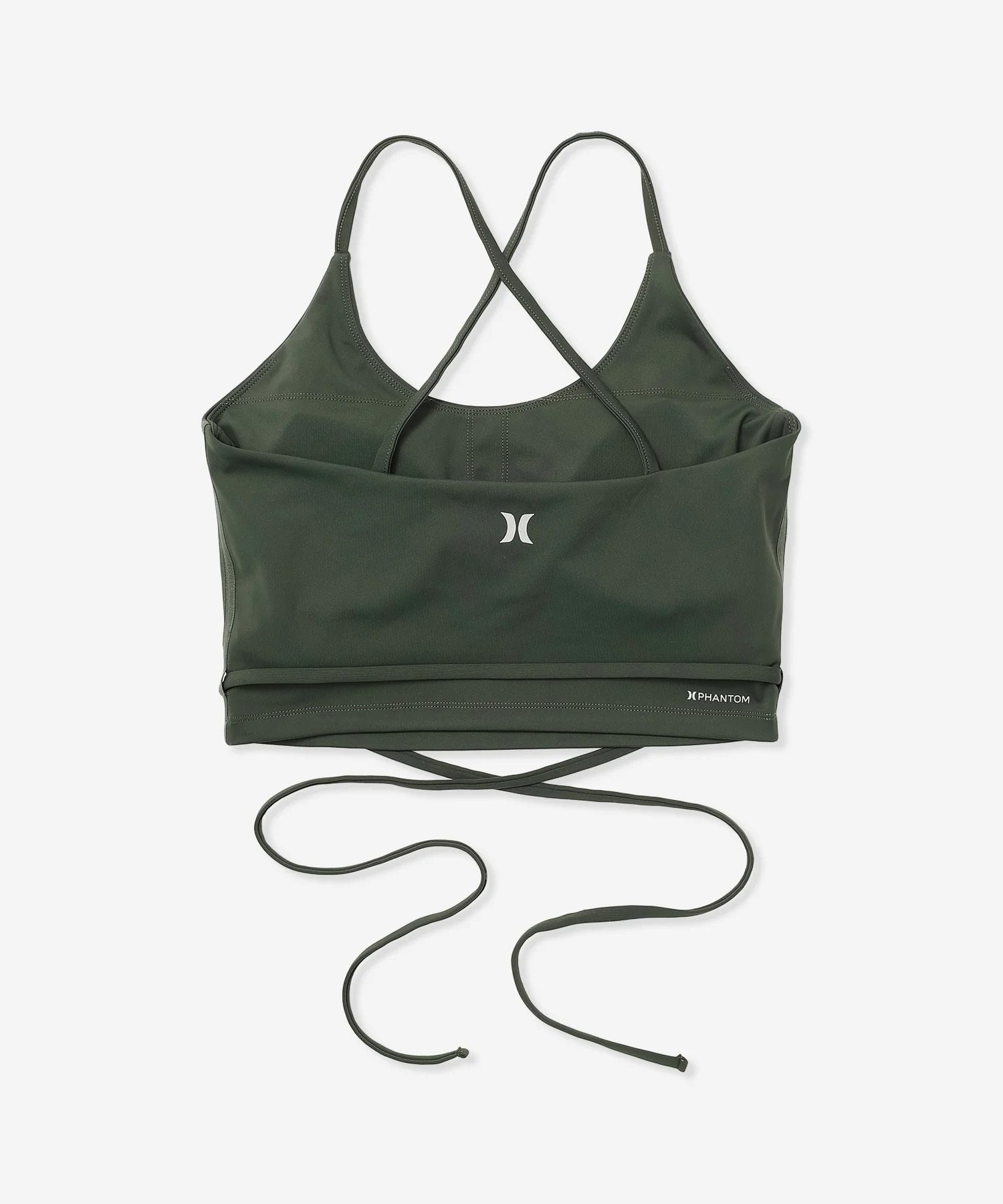 Hurley ハーレー 水着 レディース フィットネス トレーニングウェア スポーツブラ 水陸両用 UVカット WASB251034(BLK-S)