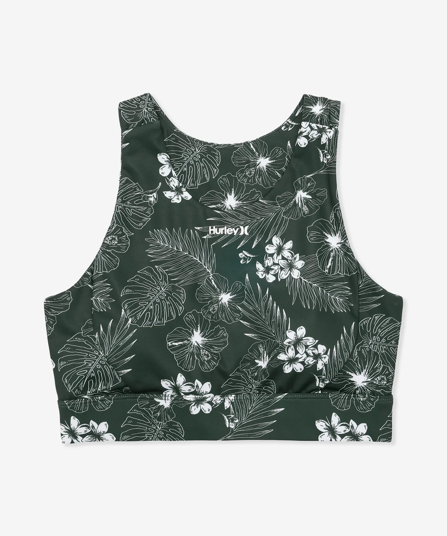 Hurley ハーレー 水着 レディース フィットネス トレーニングウェア スポーツブラ タンクトップ 水陸両用 UVカット WASB251051(BLK-S)