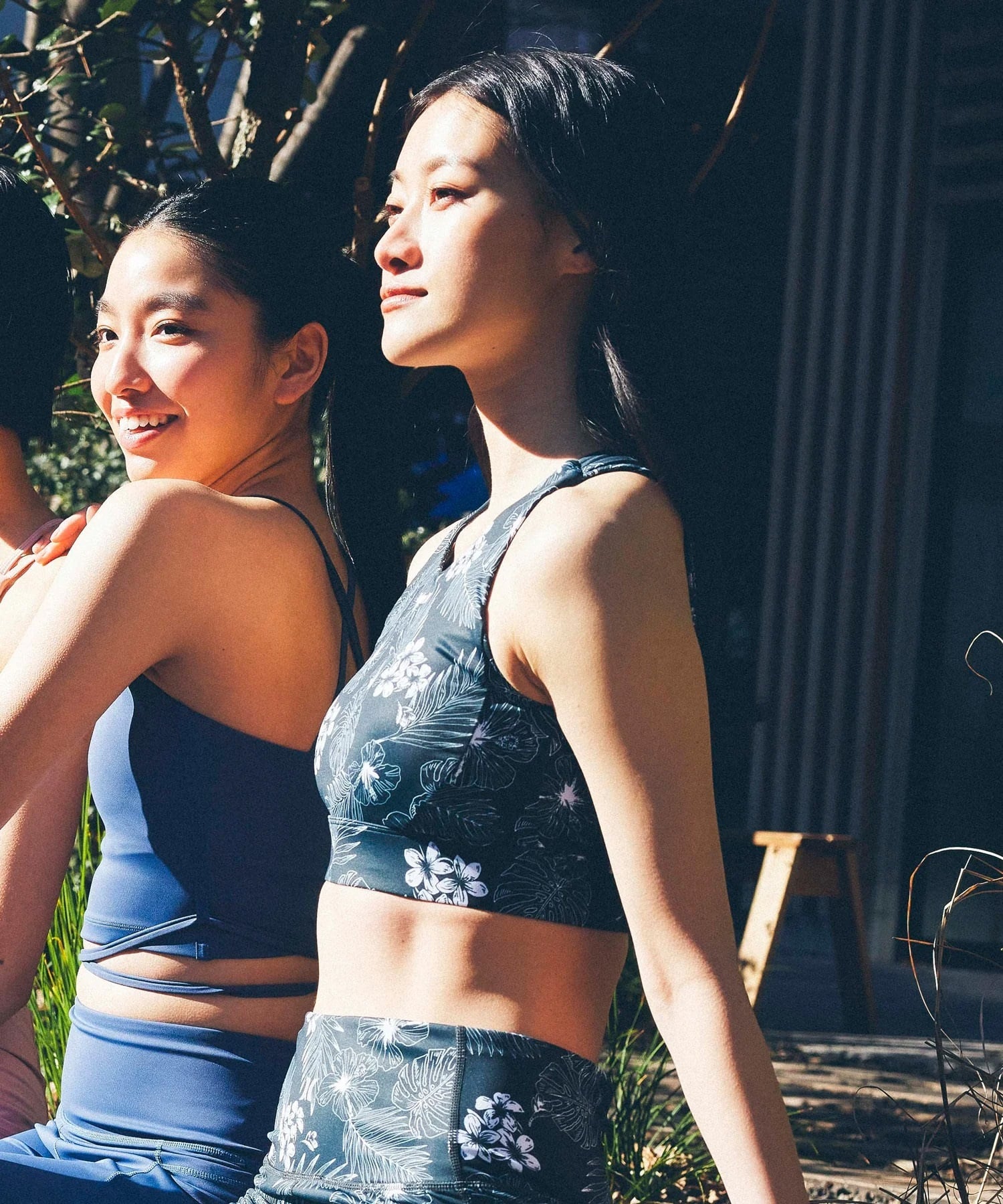 Hurley ハーレー 水着 レディース フィットネス トレーニングウェア スポーツブラ タンクトップ 水陸両用 UVカット WASB251051(BLK-S)