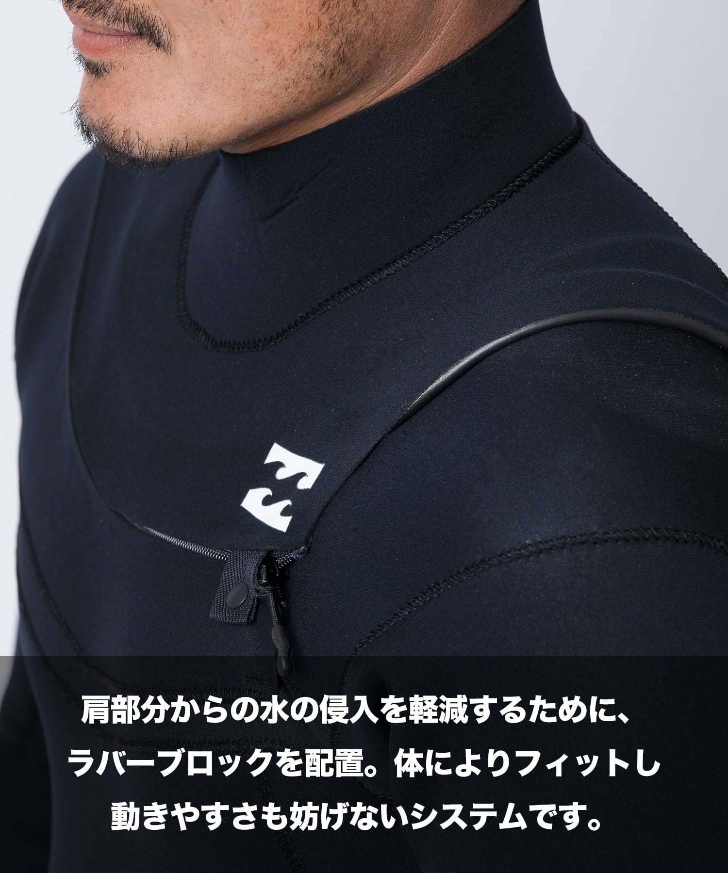 BILLABONG ビラボン チェストジップ ライトフル BF018-010 ウェットスーツ ライトフル メンズ(BKW-M)