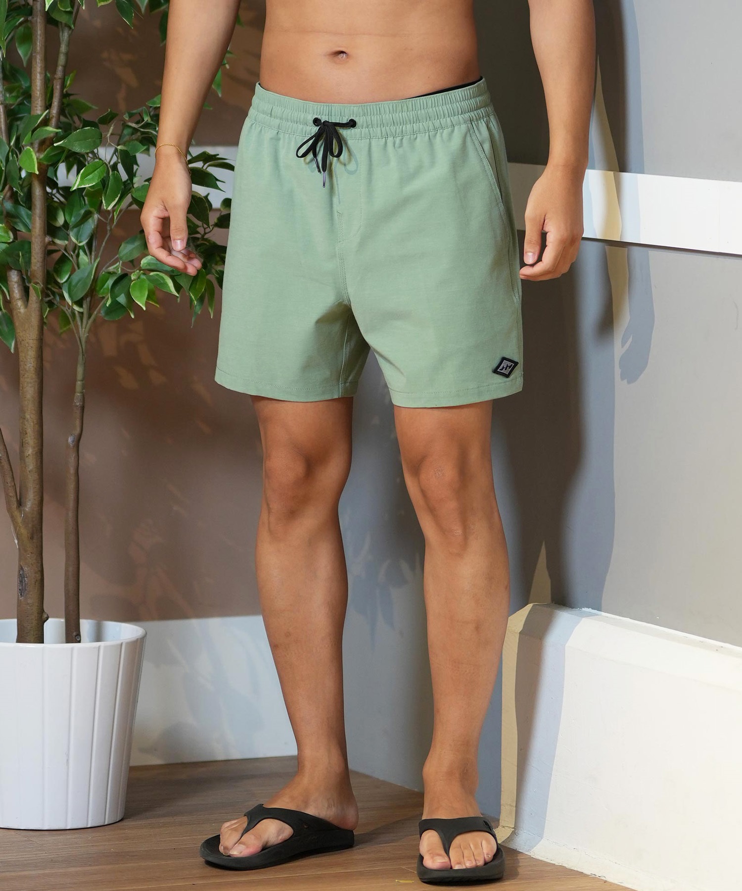 BILLABONG ビラボン 水着 トランクス メンズ ボードショーツ サーフパンツ ワンポイント ロゴ 16インチ 水陸両用 BF011-528(MOS-S)