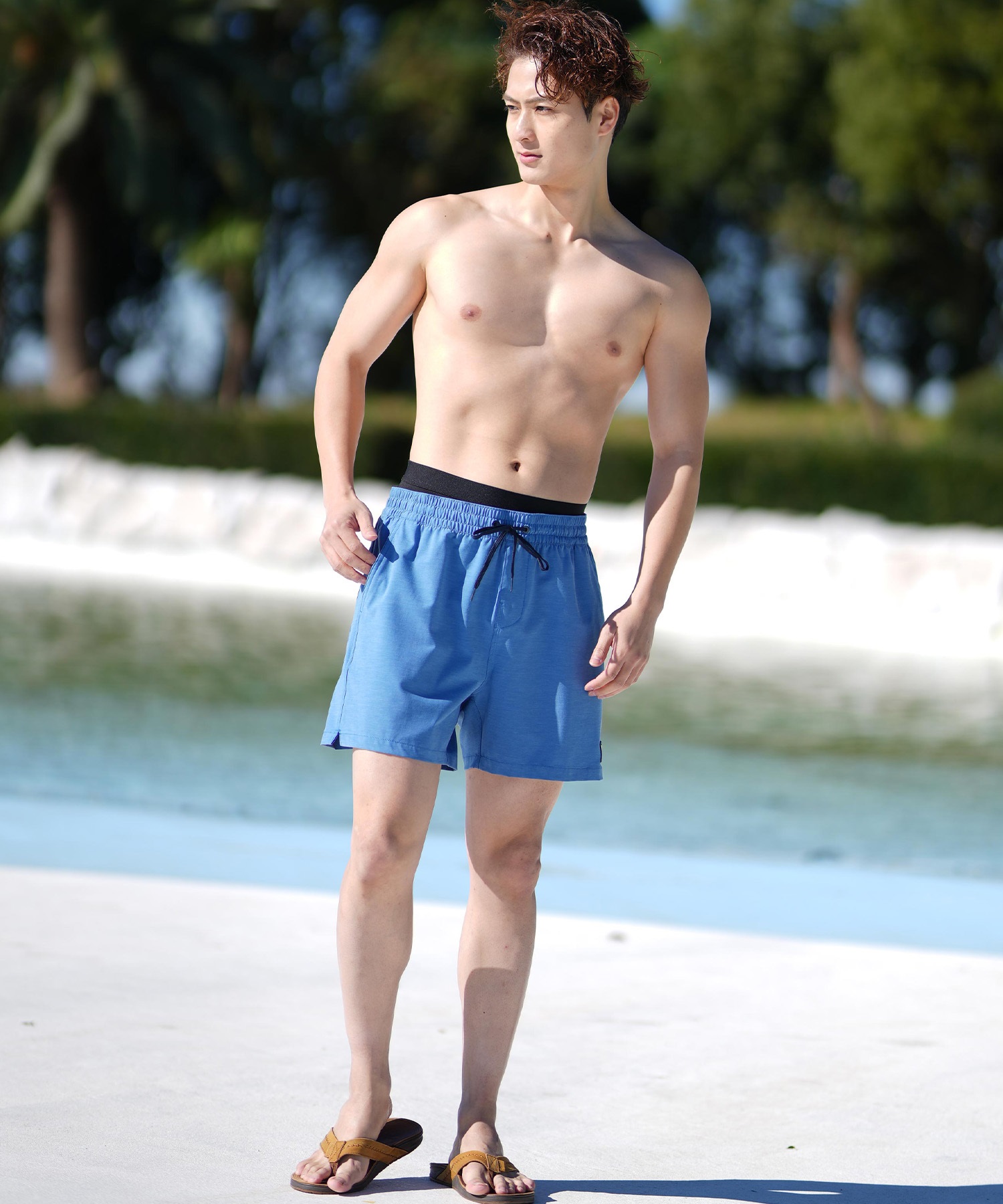 BILLABONG ビラボン 水着 トランクス メンズ ボードショーツ サーフパンツ ワンポイント ロゴ 16インチ 水陸両用 BF011-528(MOS-S)