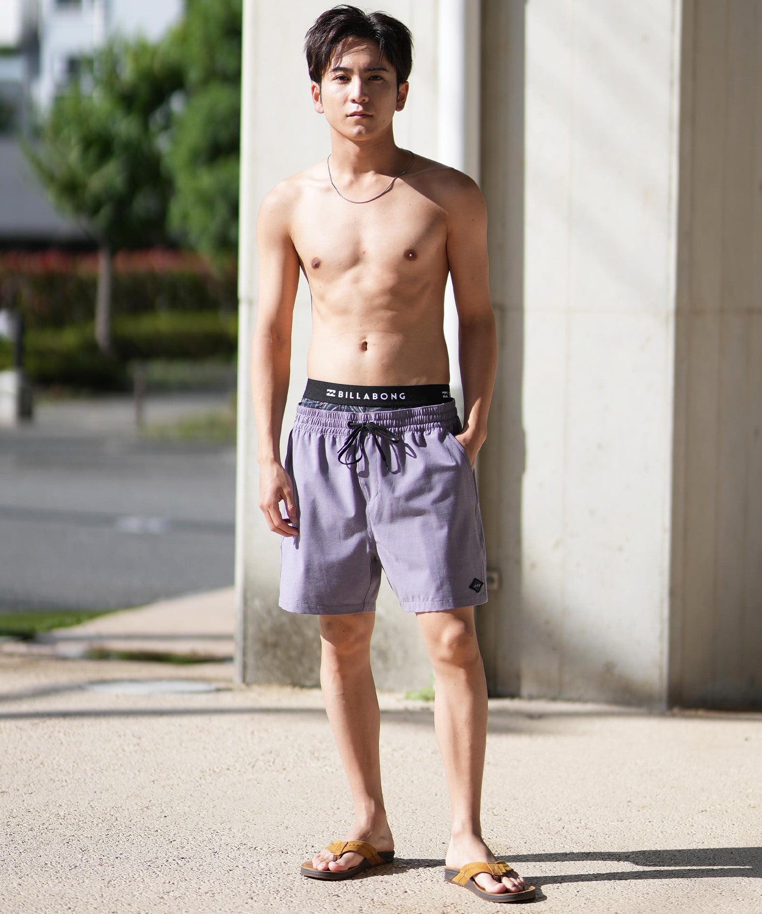 BILLABONG ビラボン 水着 トランクス メンズ ボードショーツ サーフパンツ ワンポイント ロゴ 16インチ 水陸両用 BF011-528(MOS-S)