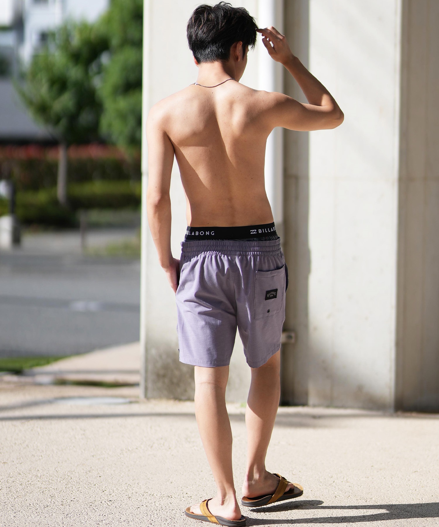 BILLABONG ビラボン 水着 トランクス メンズ ボードショーツ サーフパンツ ワンポイント ロゴ 16インチ 水陸両用 BF011-528(MOS-S)