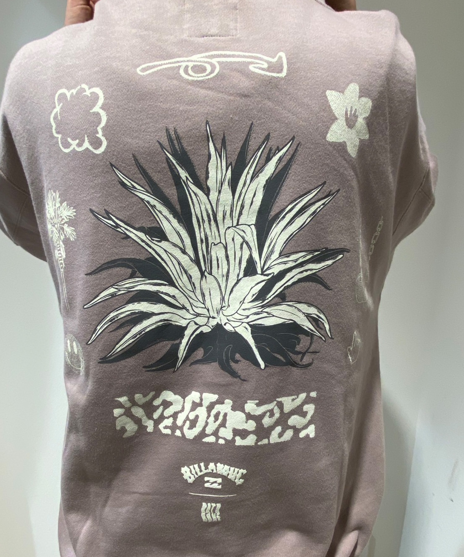 BILLABONG ビラボン パーカー プルオーバー レディース スウェット フーディー バックプリント 裏毛 BF013-015(CZU0-M)