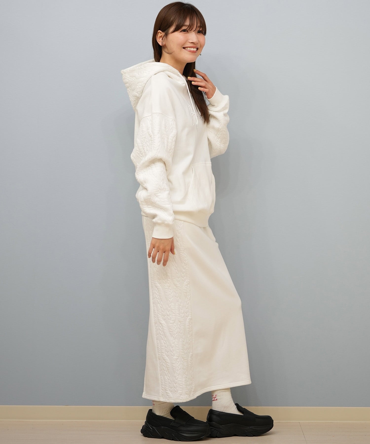 BILLABONG ビラボン プルオーバー パーカー レディース オーバーサイズ セットアップ対応 BF014-012(OFB-M)