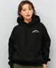 BILLABONG ビラボン プルオーバー パーカー レディース オーバーサイズ バックプリント BF014-015(BLK-M)