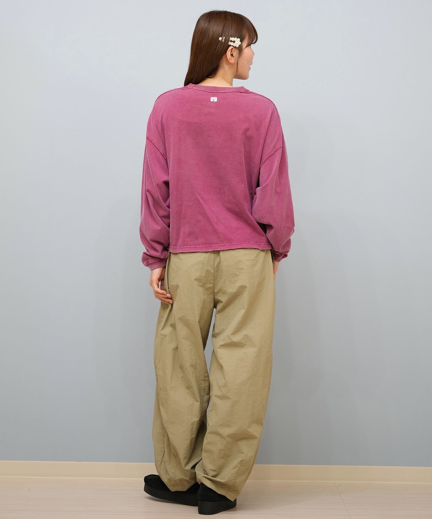 BILLABONG ビラボン 長袖 Tシャツ ロンT レディース DESERT WANDERING LS TEE BF014-054(BUR-M)