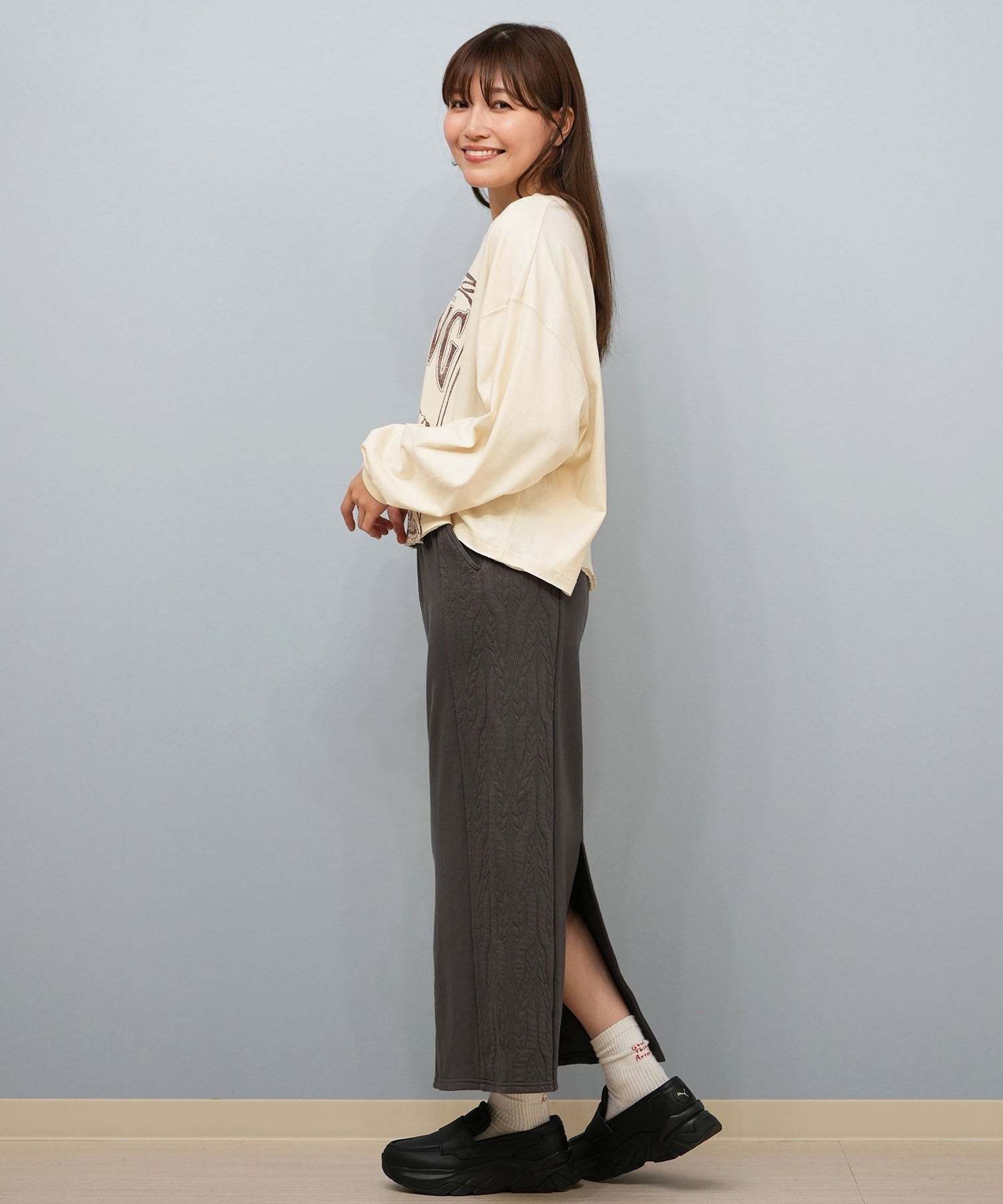 BILLABONG ビラボン 長袖 Tシャツ ロンT レディース DESERT WANDERING LS TEE BF014-054(BUR-M)