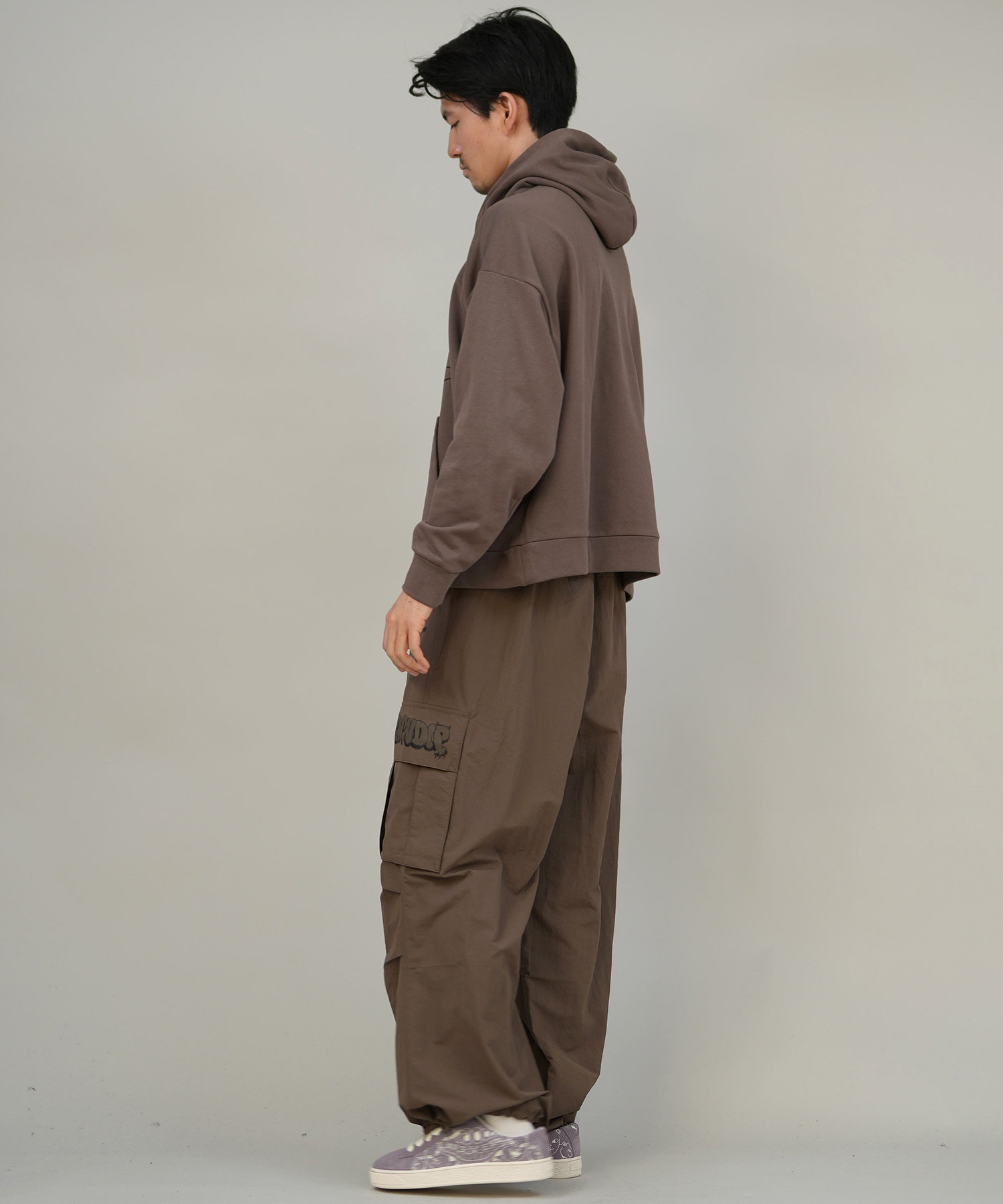 9月27日発売 PUMA プーマ × RIPNDIP リップンディップ コラボ メンズ ボクシー グラフィック フーディ プルオーバー パーカー 裏毛 632414(01-M)