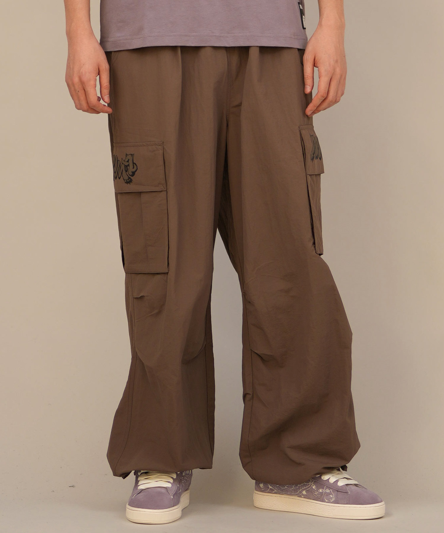 9月27日発売 PUMA プーマ × RIPNDIP リップンディップ コラボ メンズ エクストリーム カーゴパンツ ロングパンツ 632417(01-M)