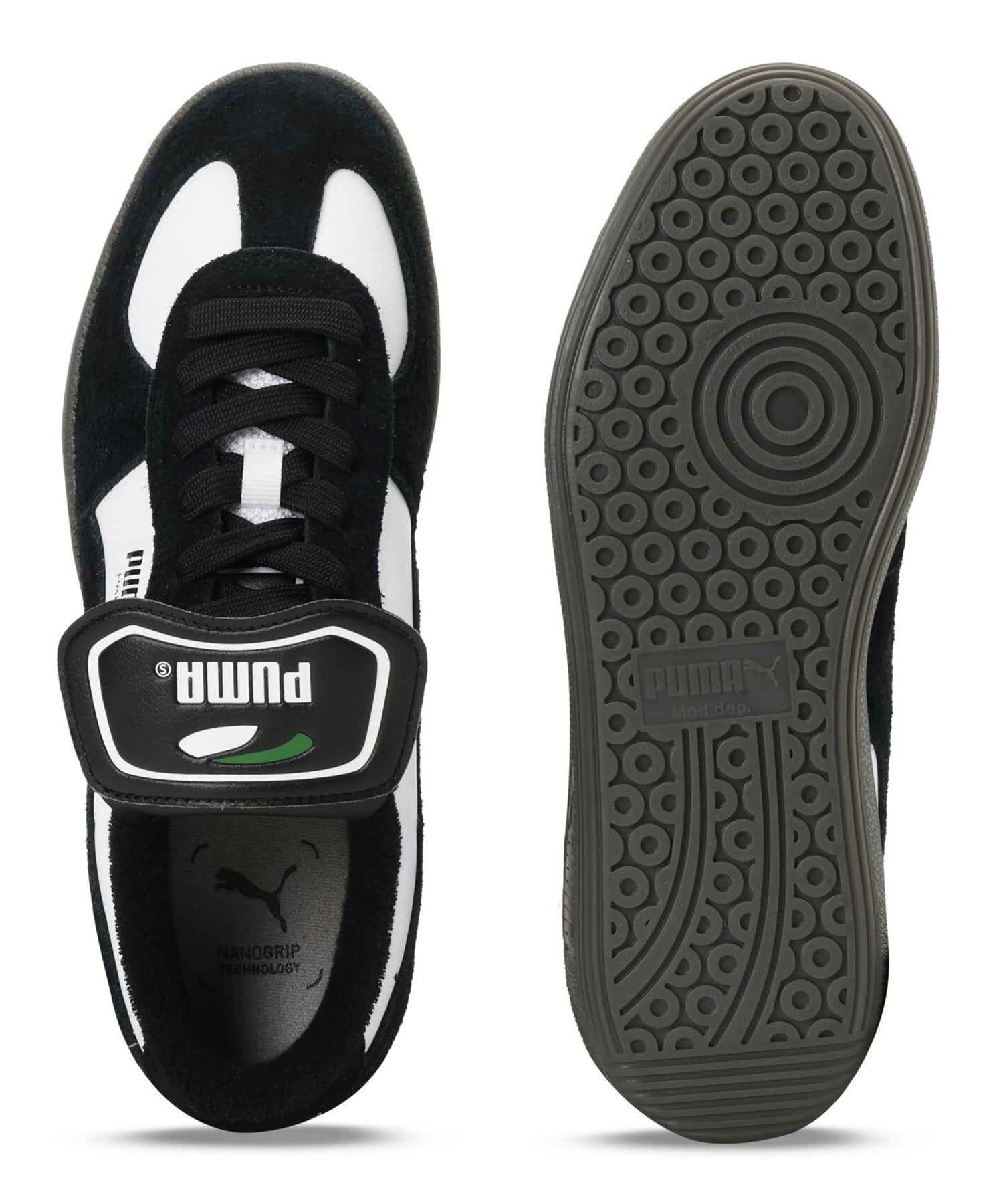 PUMA プーマ スニーカー メンズ レディース 靴 シューズ スケシュー ローカット パレルモ SKATE TONGUE 405436(01-23.0cm)