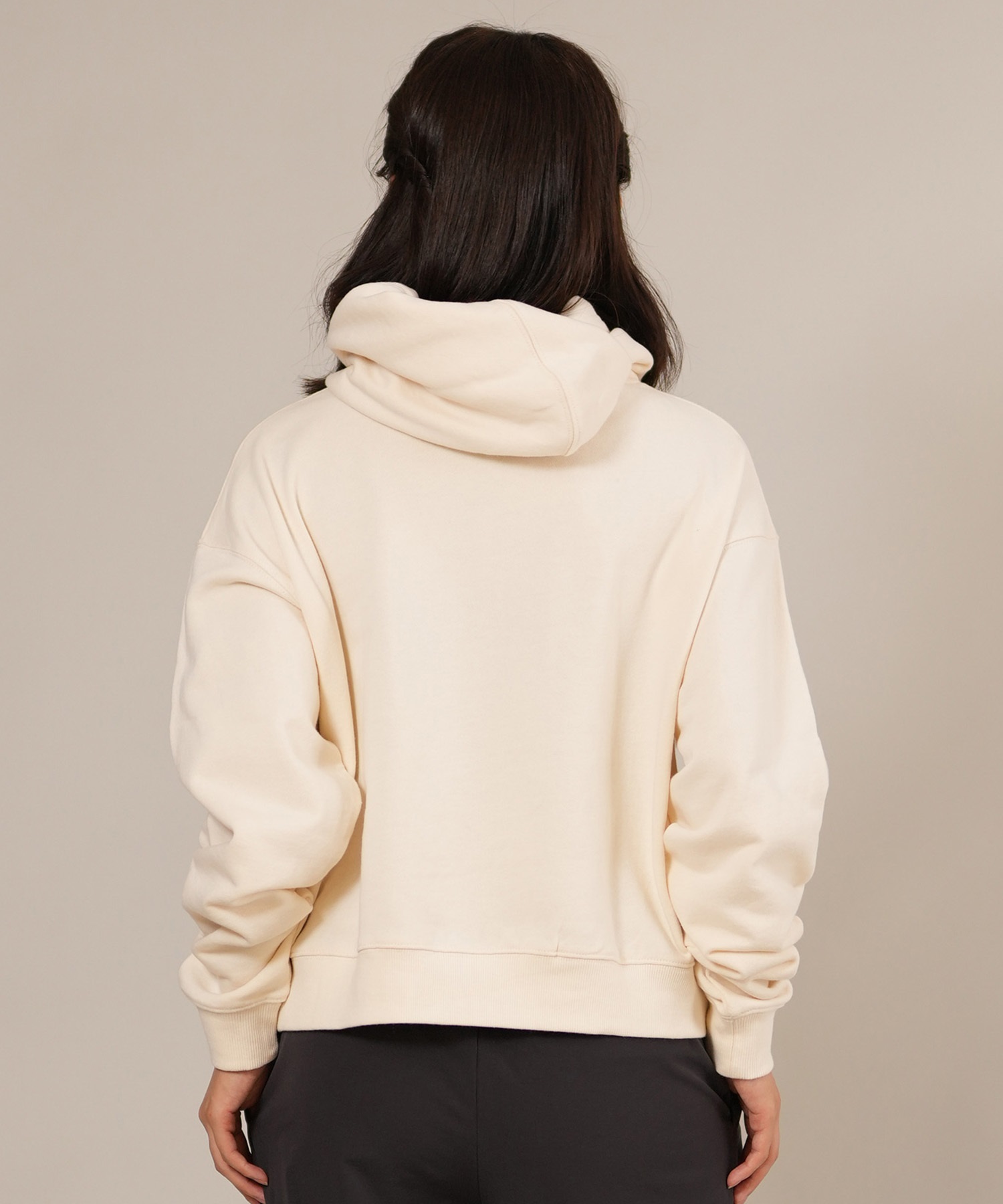 RIKKA FEMME リッカファム プルオーバー パーカー レディース スウェット フーディー ワンポイント 刺繍 裏毛 RF25FW17(IVO-FREE)