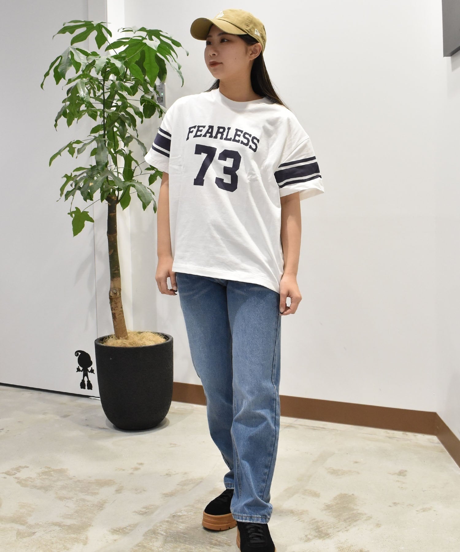RIKKA FEMME リッカファム 半袖 Tシャツ レディース ナンバリングTシャツ RF25SS08(WHT-FREE)